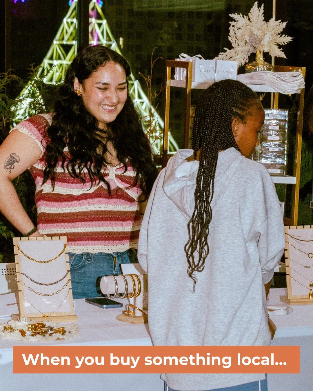 When you choose to shop local...

You&rsquo;re doing so much more than just buying something off a table. You&rsquo;re stepping into someone&rsquo;s story.

You&rsquo;re supporting the early mornings, the late nights, and every in-between moment spen