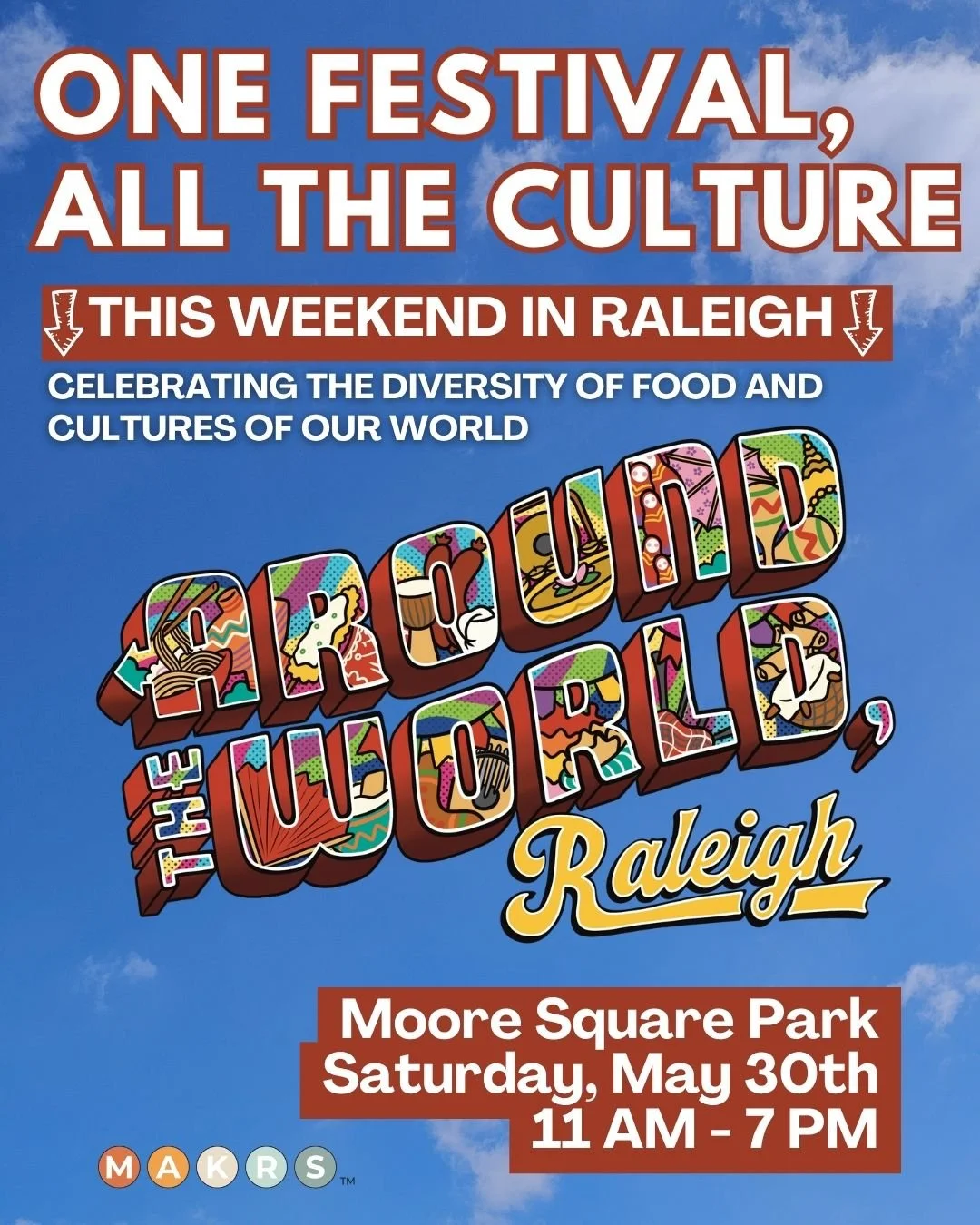 A trip around the world&hellip; all in one day 🌍✨

This Saturday, Around the World, Raleigh is taking over Moore Square with incredible international food, cultural performances, local makers, music, and experiences from across the globe 🍜🎶🛍️

🗓