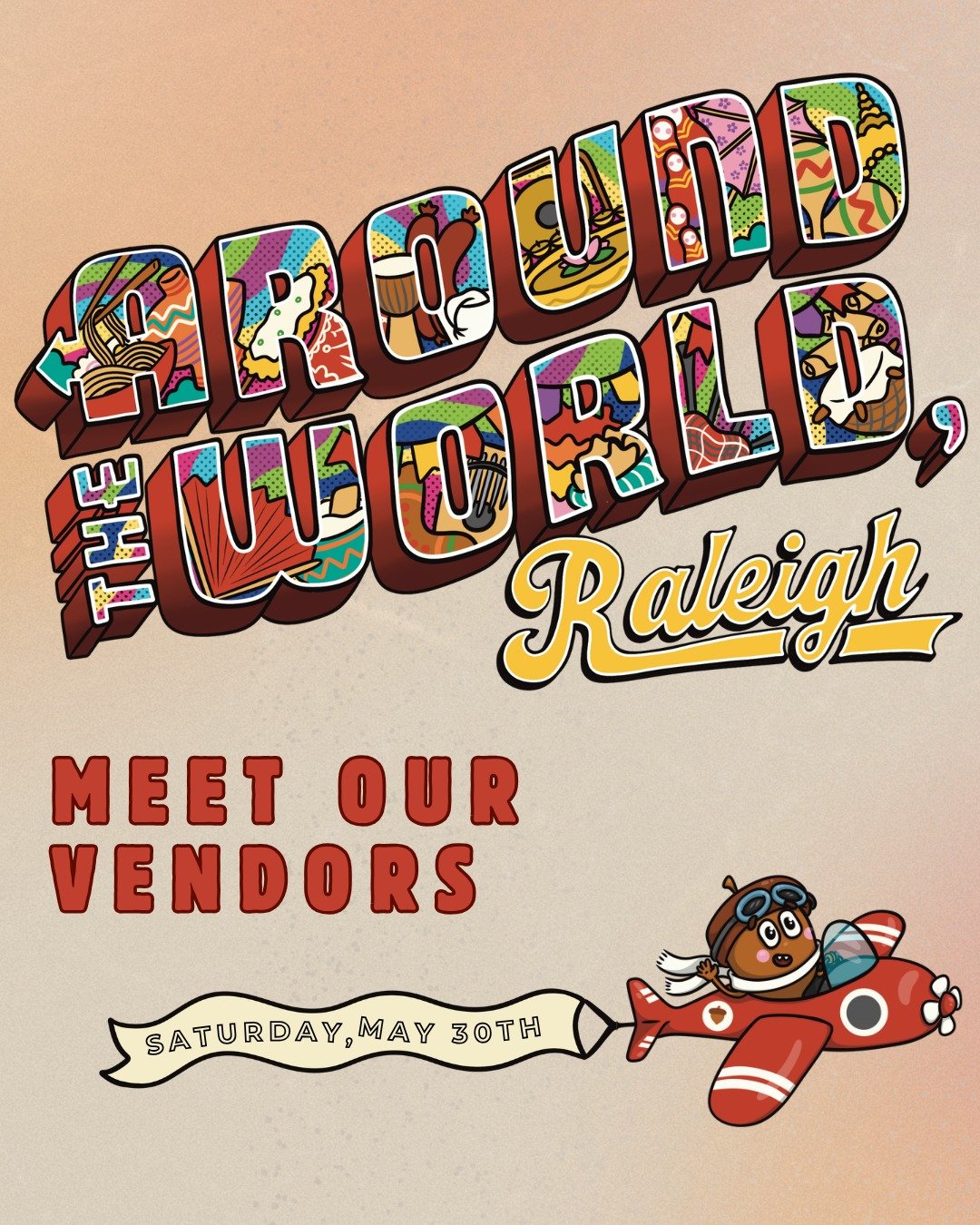 Your passport to Around the World, Raleigh 🌍✨

From global street food and sweet treats to handmade goods and cultural experiences, our vendor lineup is bringing flavors and traditions from all over the world straight to downtown Raleigh 🍜🎶🛍️

Be