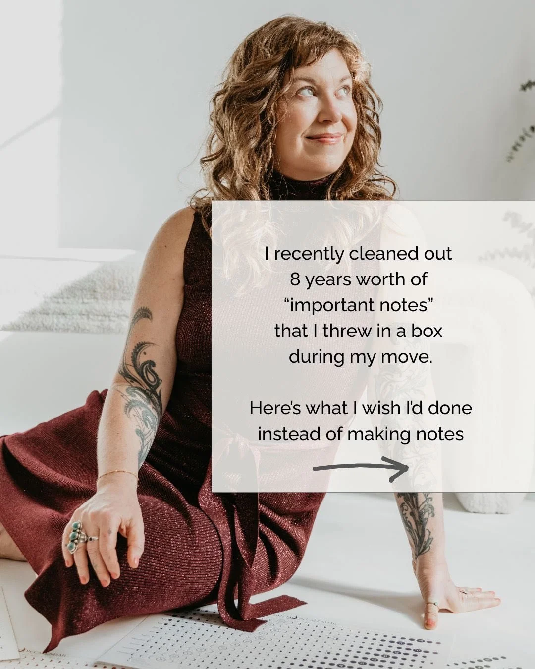 I recently cleaned out 8 years worth of &ldquo;important notes&rdquo; that I threw in a box during my move. I kept some of these papers and organized them into files for easier reference, but the majority of them got recycled. 

It was hard to not ha