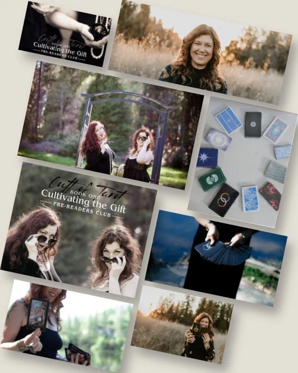 Choosing your first deck is just the beginning.

Ginger @madame.moonflower and I are co-writing a trilogy called Cult of Tarot @cultoftarot

Book 1 is all about learning to read Tarot through your intuition, not by memorizing a rulebook. You can join