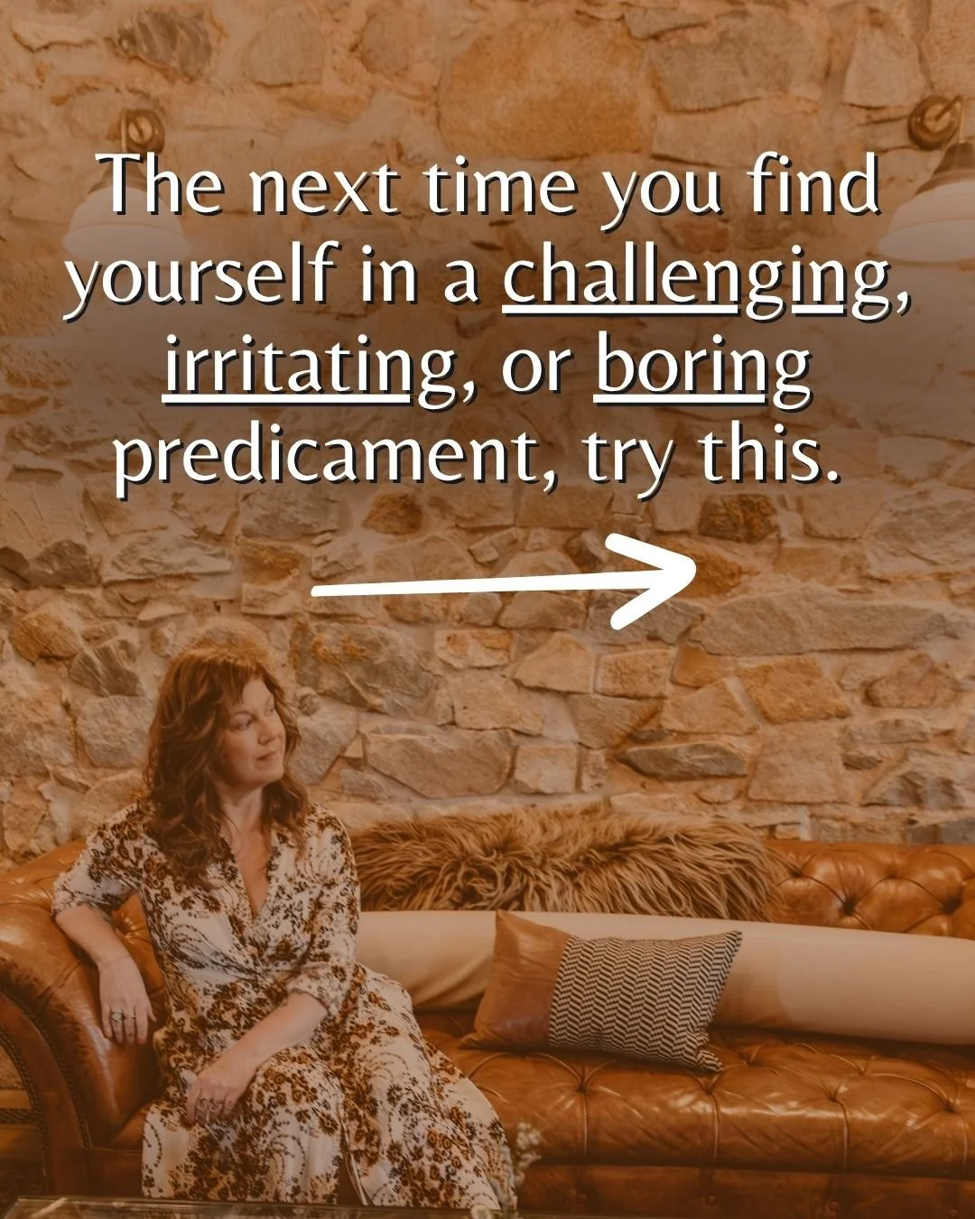 I think a lot of people abandon things too early because they interpret any difficulty as a sign to pivot.

So, next time you find yourself in a challenging, irritating, or boring predicament try this. 

Instead of asking, &ldquo;Why is this hard?&rd