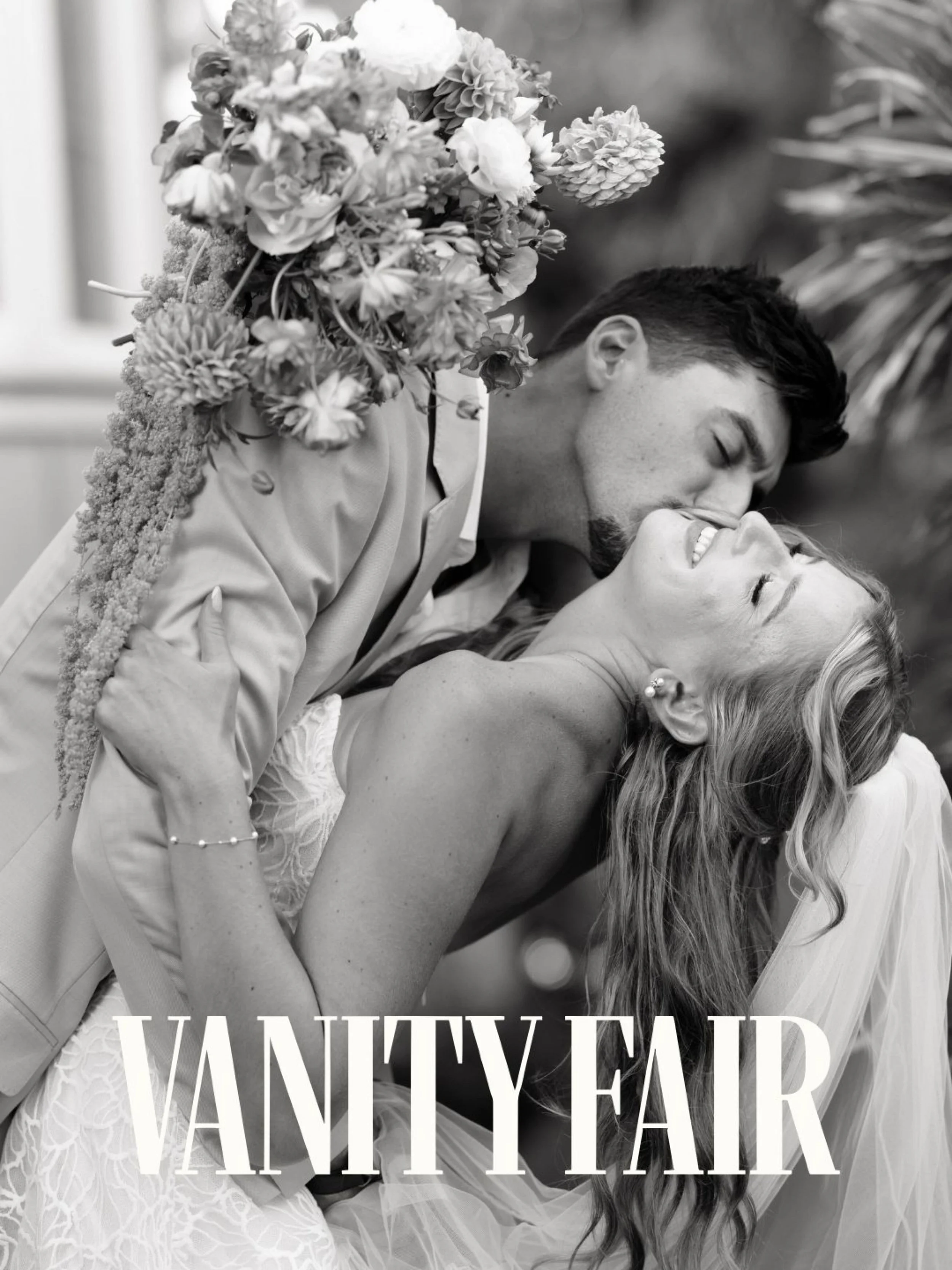 Devon &amp; Ben in the glossy pages of the @vanityfair UK September issue, available now in print and digital ❣️

This was such a joy-filled day brought together by @whiteorchidwedding at @sugarbeachevents, and we are honored to have documented it.

