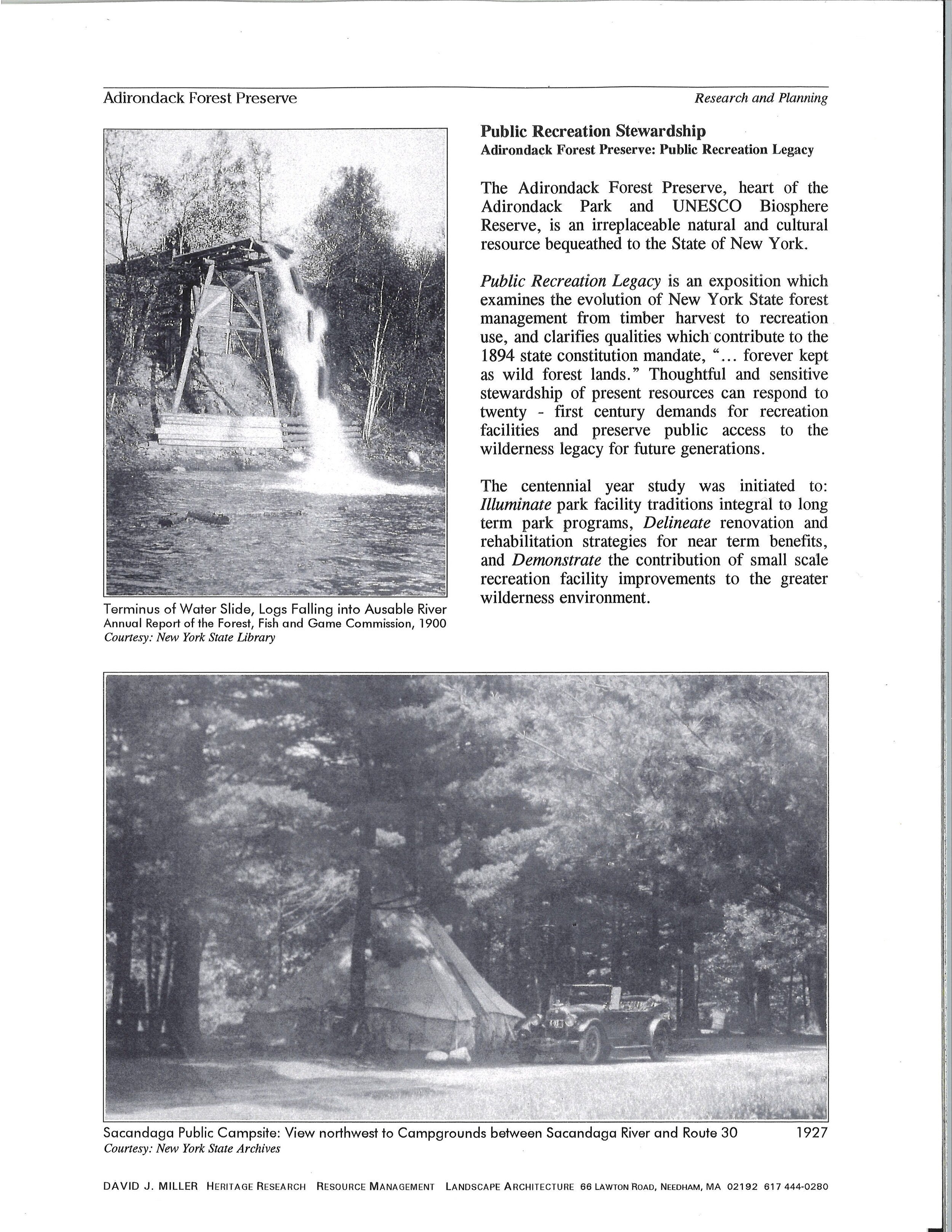 The Adirondack Forest Preserve