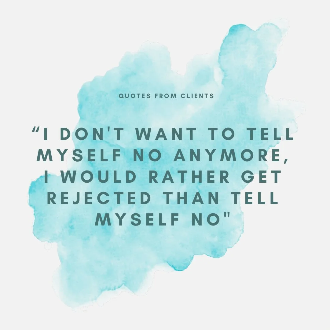 For so many people, the deepest rejection isn&rsquo;t from others &mdash; it&rsquo;s the one we practice on ourselves.
We silence our wants, shrink our needs, and say &ldquo;no&rdquo; before anyone else gets the chance.

Choosing to ask, try, reach, 