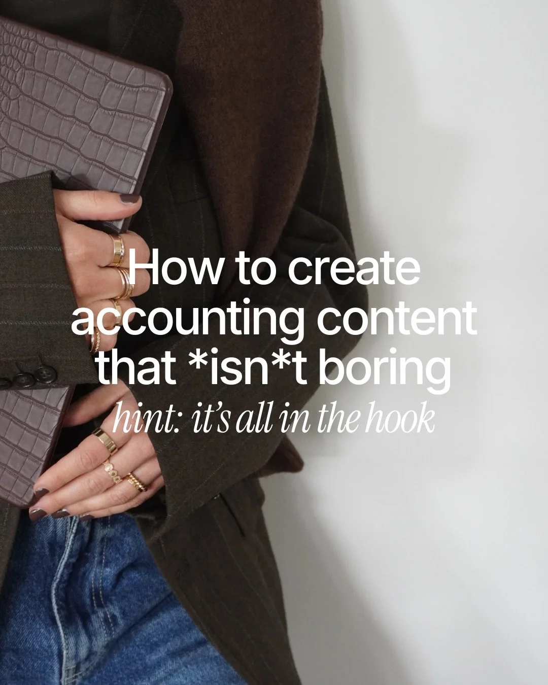 Accounting *isn&rsquo;t* boring&hellip; so why is your content?! 👀

This isn&rsquo;t an official stat, but I&rsquo;m going to say at least 50% of the time, the issue isn&rsquo;t what accounting topic you&rsquo;re trying to post about&hellip; it&rsqu