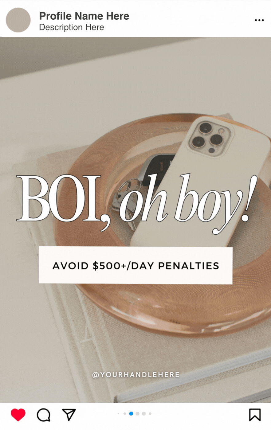 Customizable Canva templates, carousels, IG Reels, IG stories, lead magnets, and FloDesk newsletter for accountants, bookkeepers, CPAs, and EAs. Social media marketing and social media managements for accountants. Instagram, Facebook, LinkedIn.