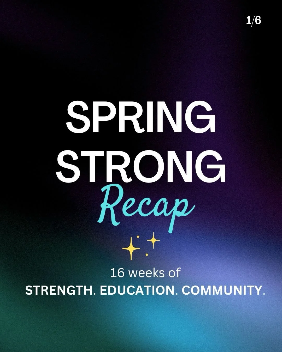And that&rsquo;s a wrap on Dr. Morgan and I&rsquo;s Spring Strong, 16 week marathon focused strength program. It&rsquo;s been a blast working with our cohort and not only building confidence and consistency with strength training, but education on va
