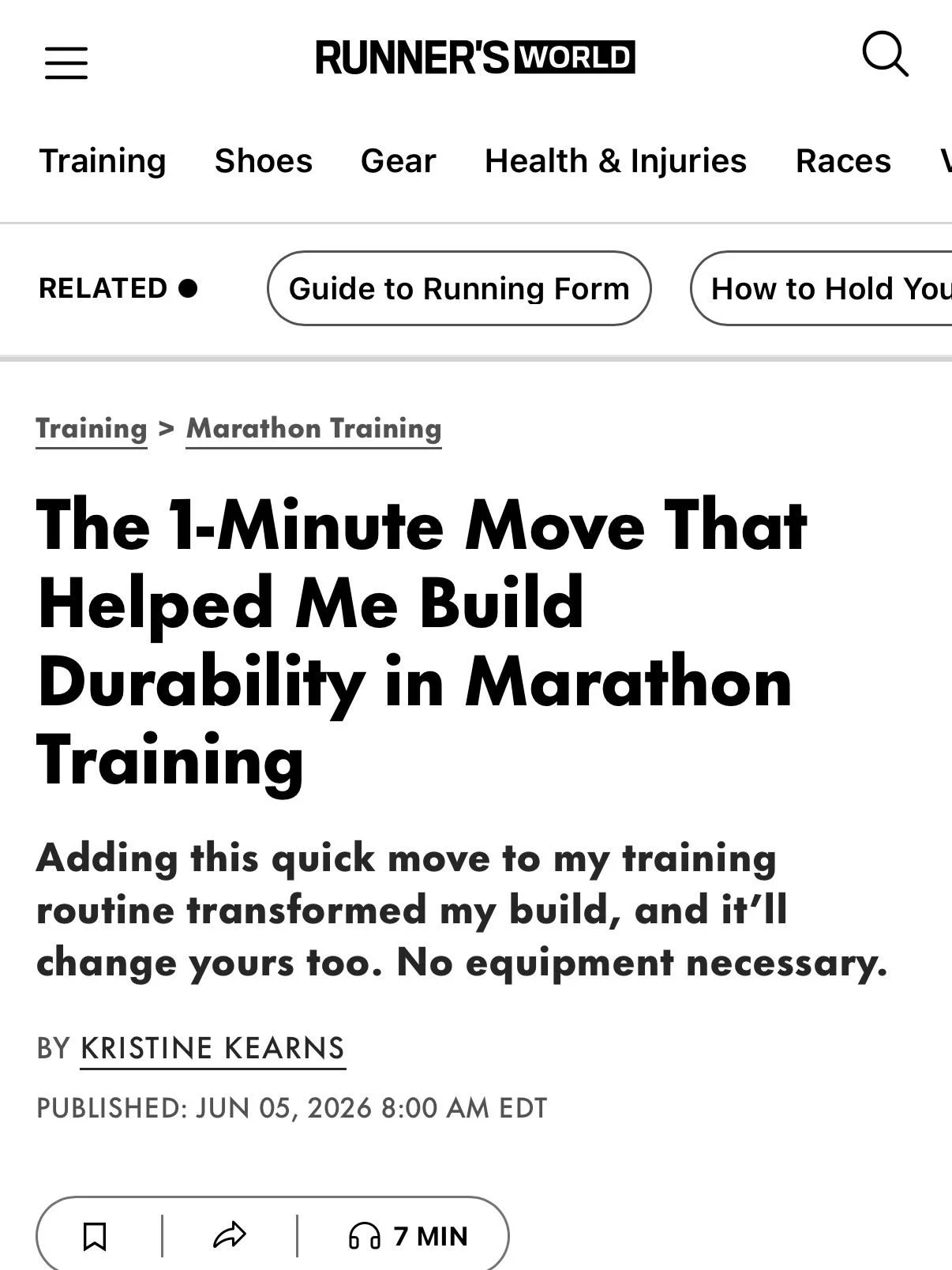 In order to run, you must be able to skip, hop, and jump. Thank you @kristinekearns for putting together this great article and allowing me to provide expert opinion. @runnersworldmag (link in bio for full article!) swipe ➡️ for my pogo jump &ldquo;h