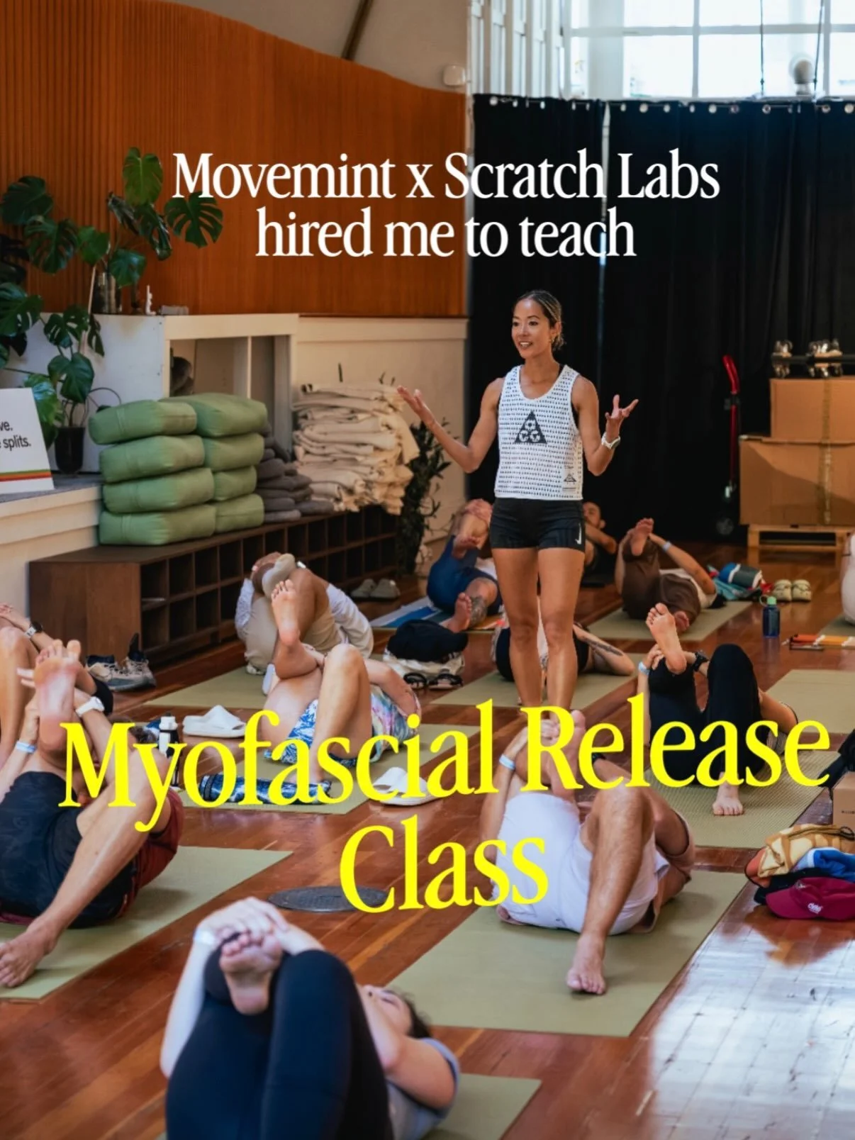 Recovery isn&rsquo;t just about your muscles&mdash;it&rsquo;s about training your nervous system, your breathing, and the fascia that connects it all. Thank you @movemint.cc @skratchlabs for having me teach recovery class and shoutout to all the SF m