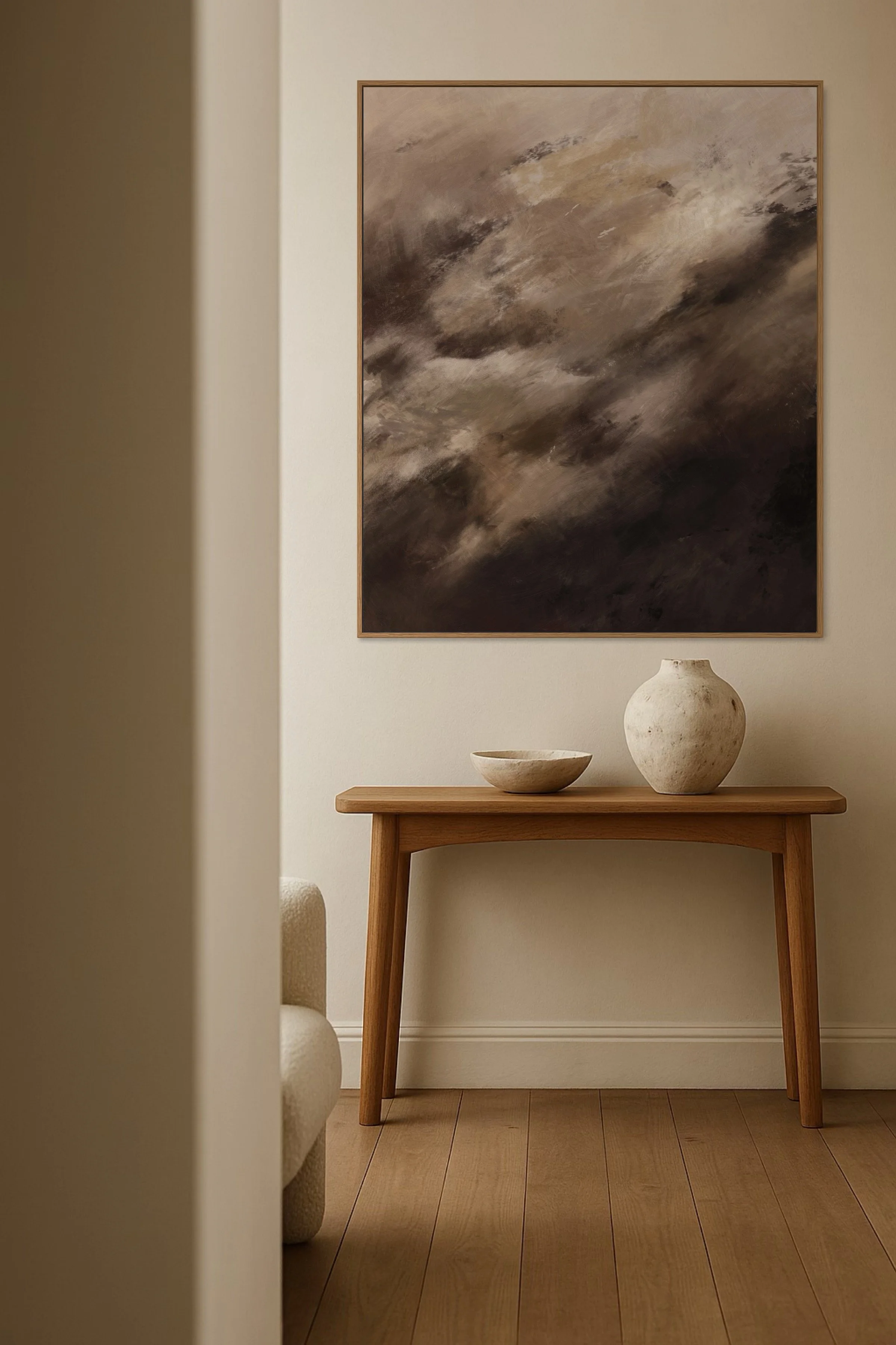 smoked drenched memory | canvas art print