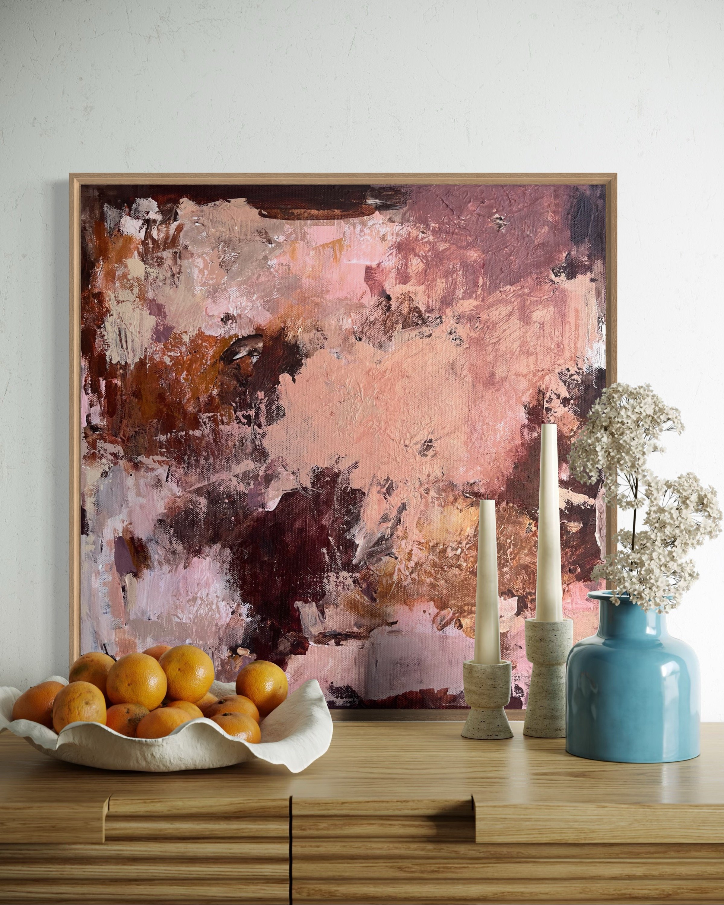 BLUSHING OVER YOU | ORIGINAL PAINTING