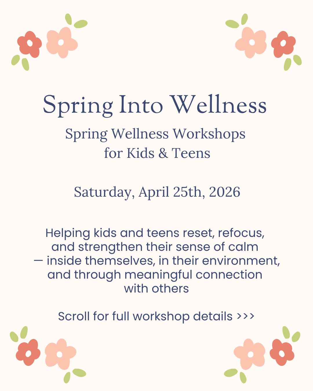 Spring Wellness promo