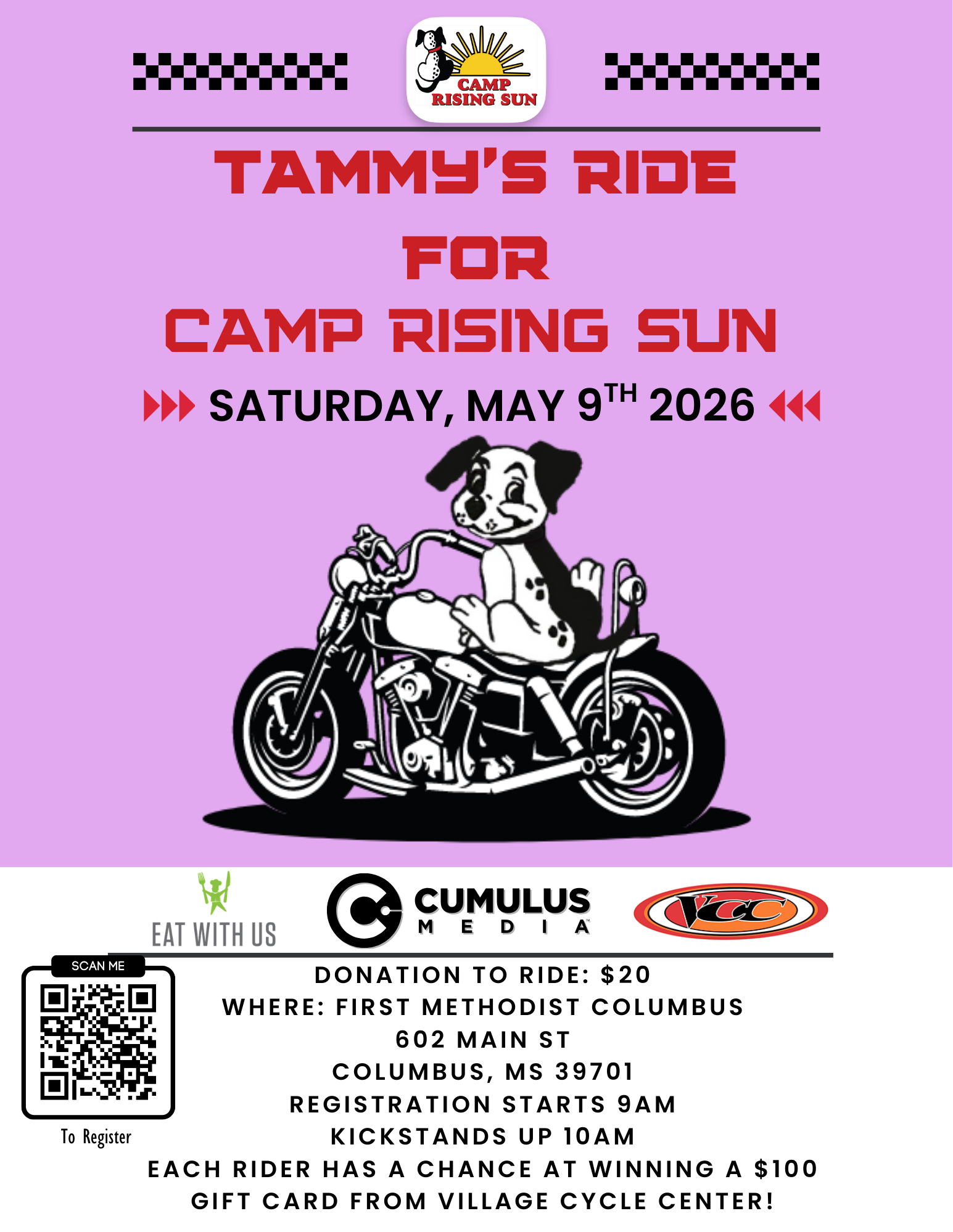 2026 Tammy's Ride for Camp Rising Sun