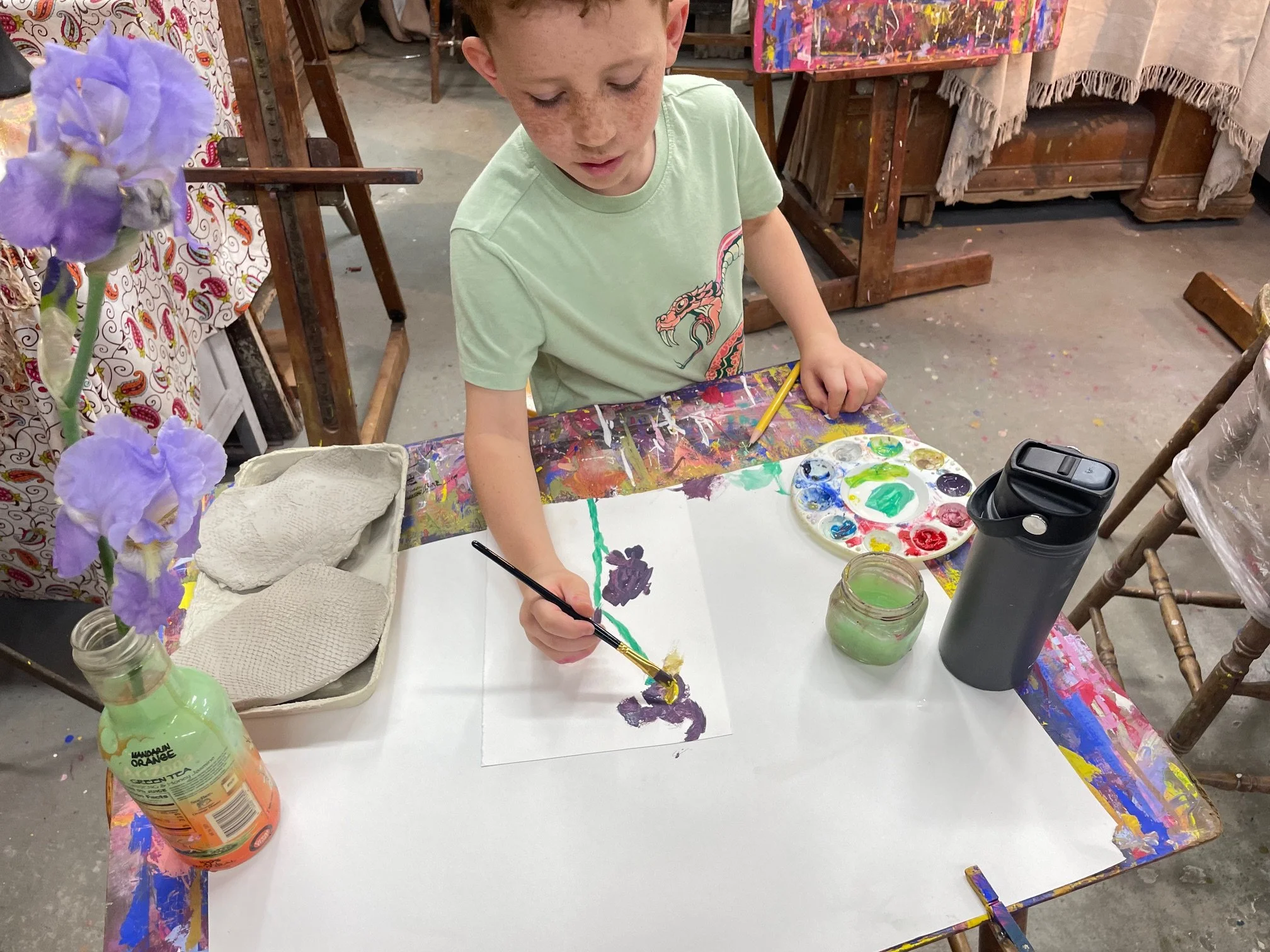Summer Classes: Monday — Children’s Painting, Drawing, Pottery &amp; Nature