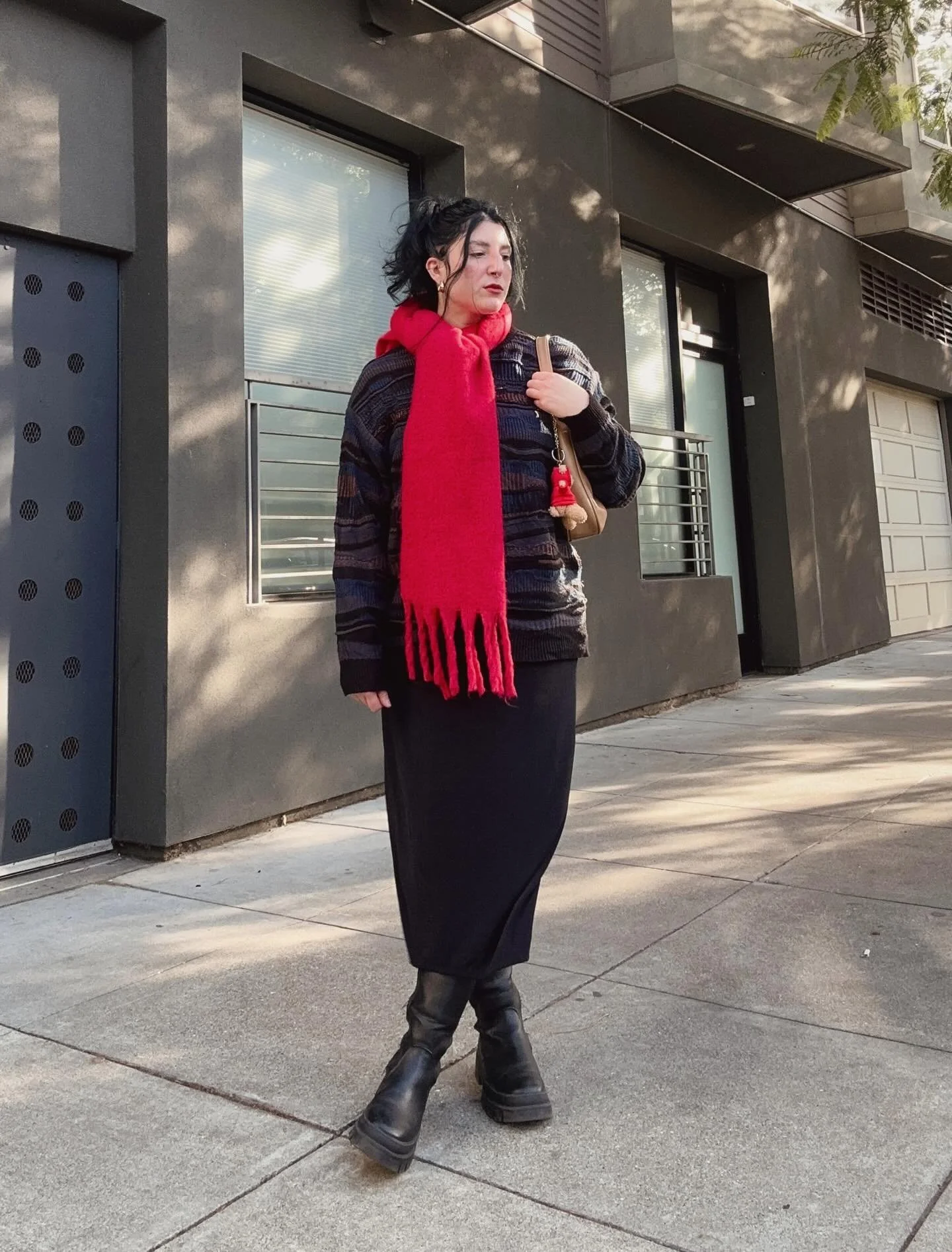 Felt a little winter 90&rsquo;s romcom today ❄️☃️