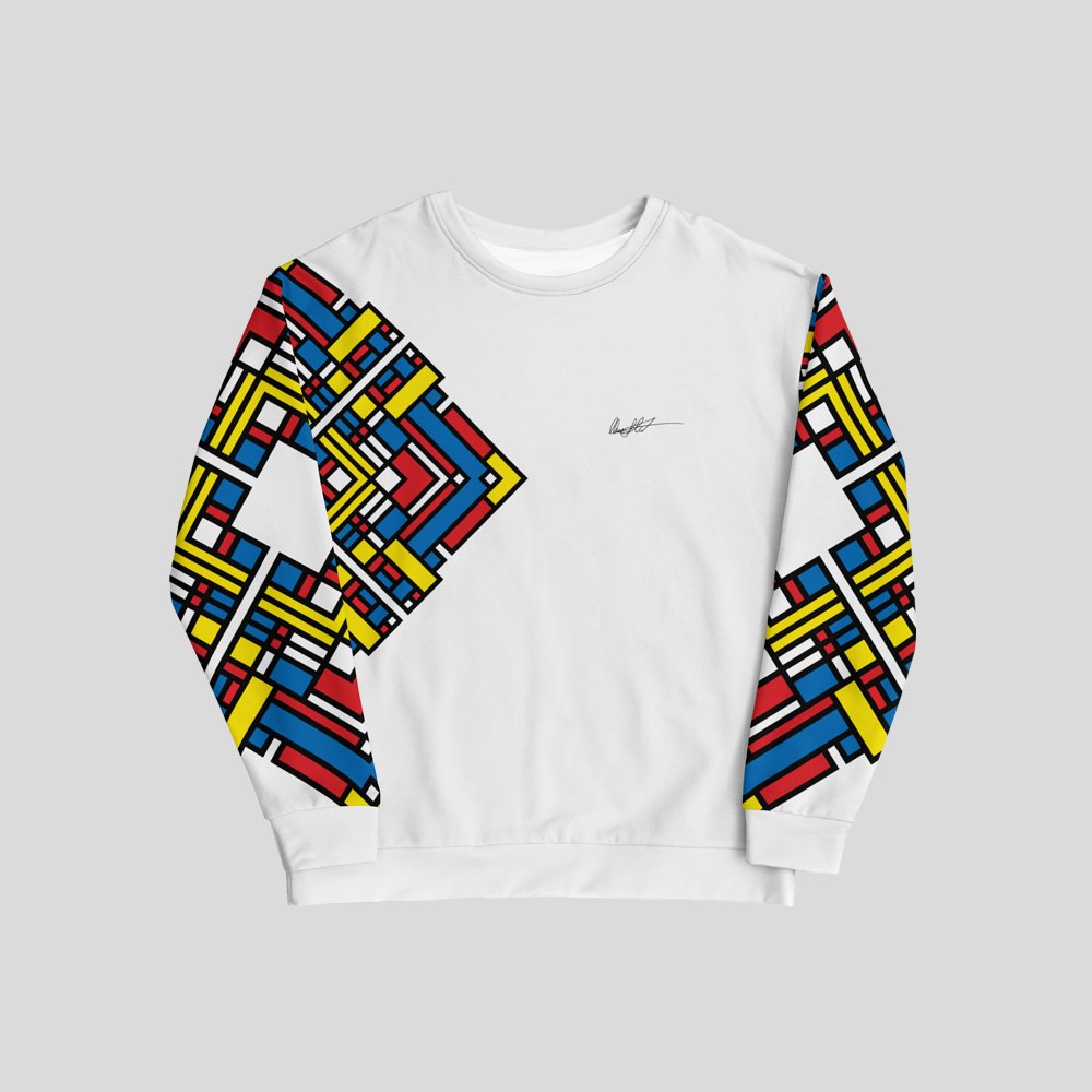The Mondrian Effect Artwork - Sweatshirt (Limited Edition)