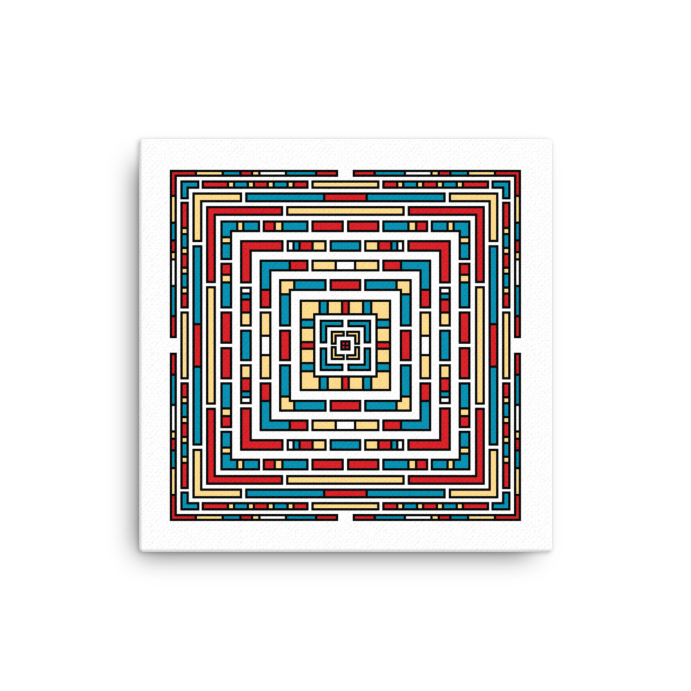 The Mondrian Effect #3 (Pyramid)