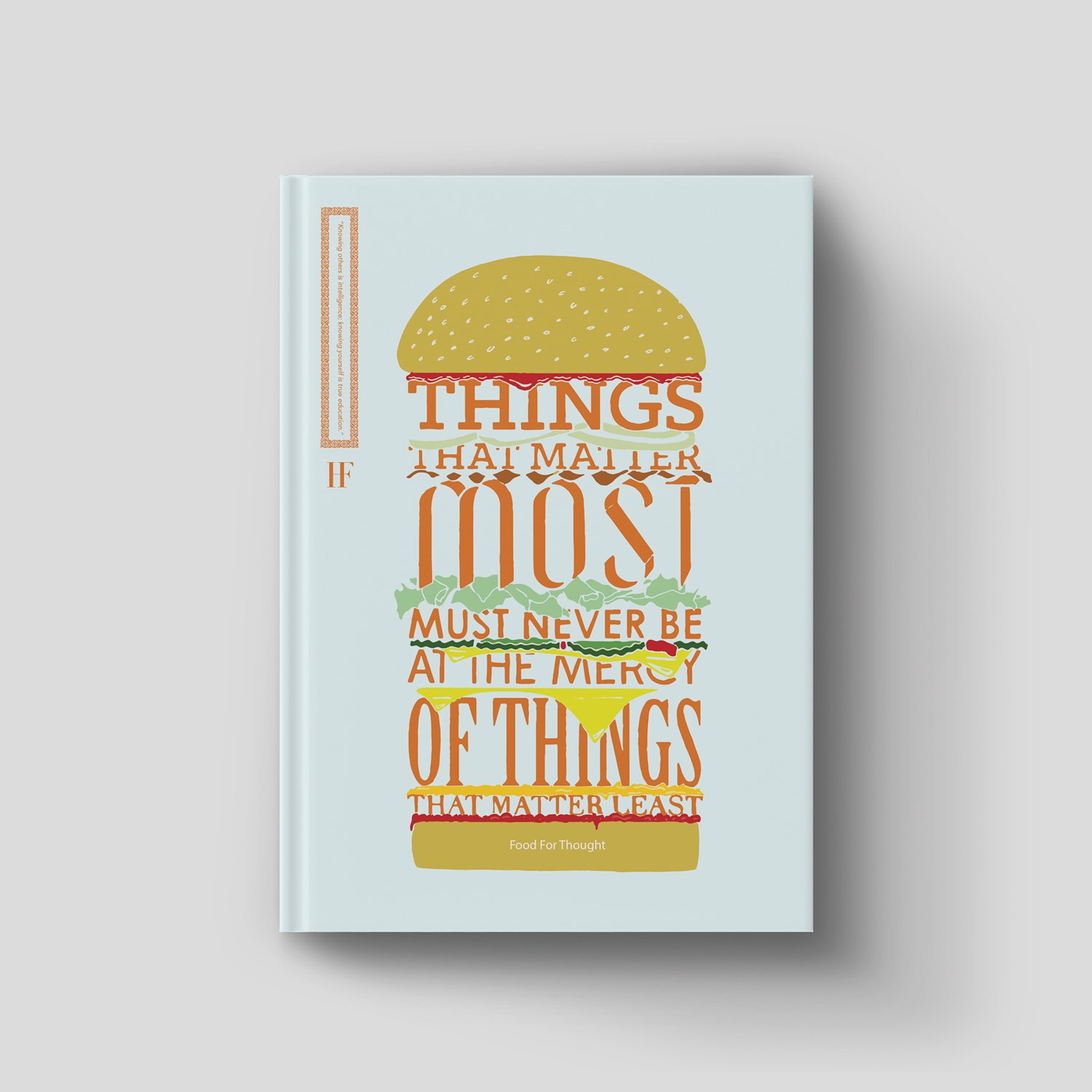 HF Writing Journal, Food For Thought Cover