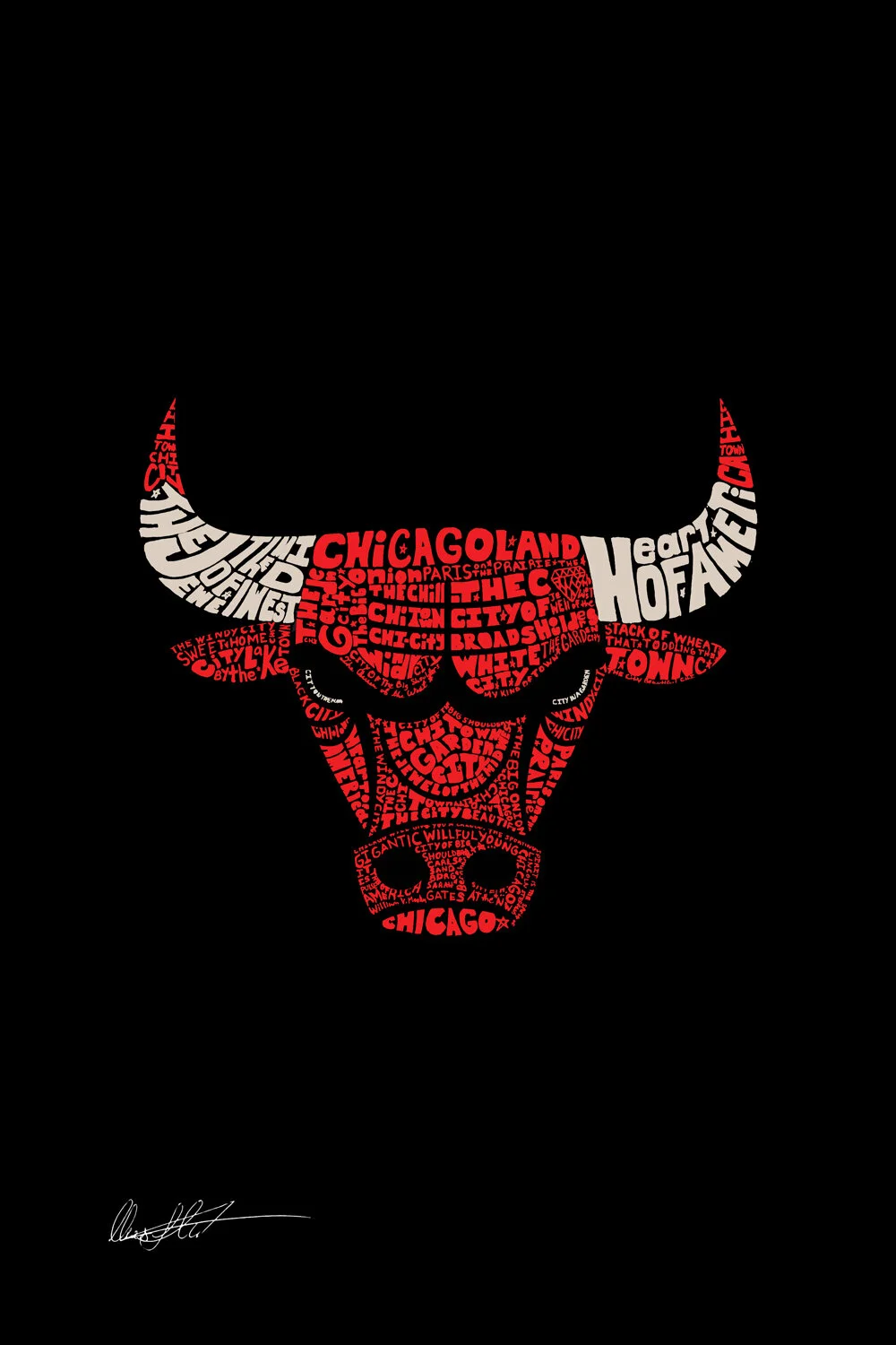 Chicago Appreciation Word Illustration