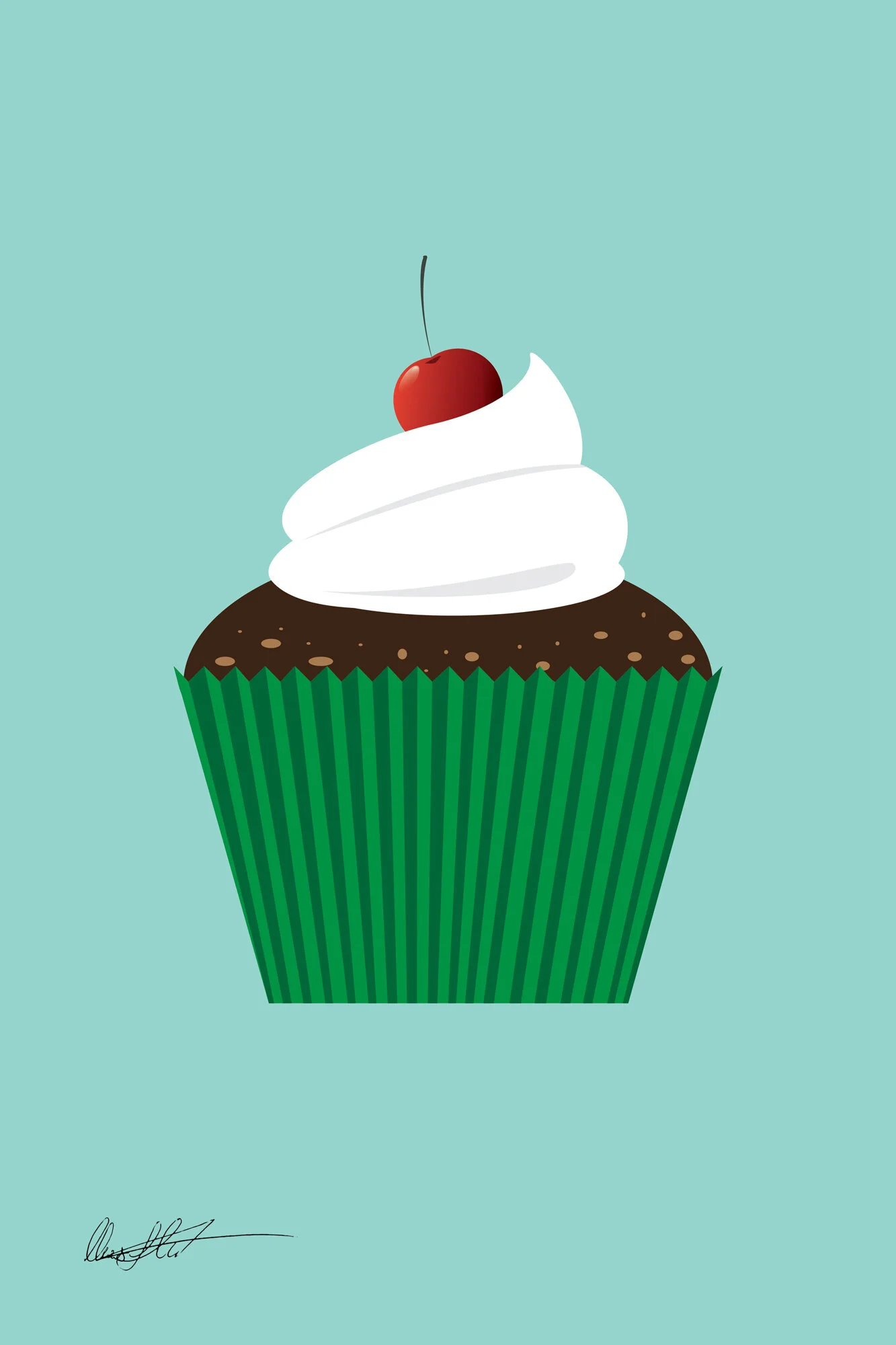 My Little Cupcake Illustration