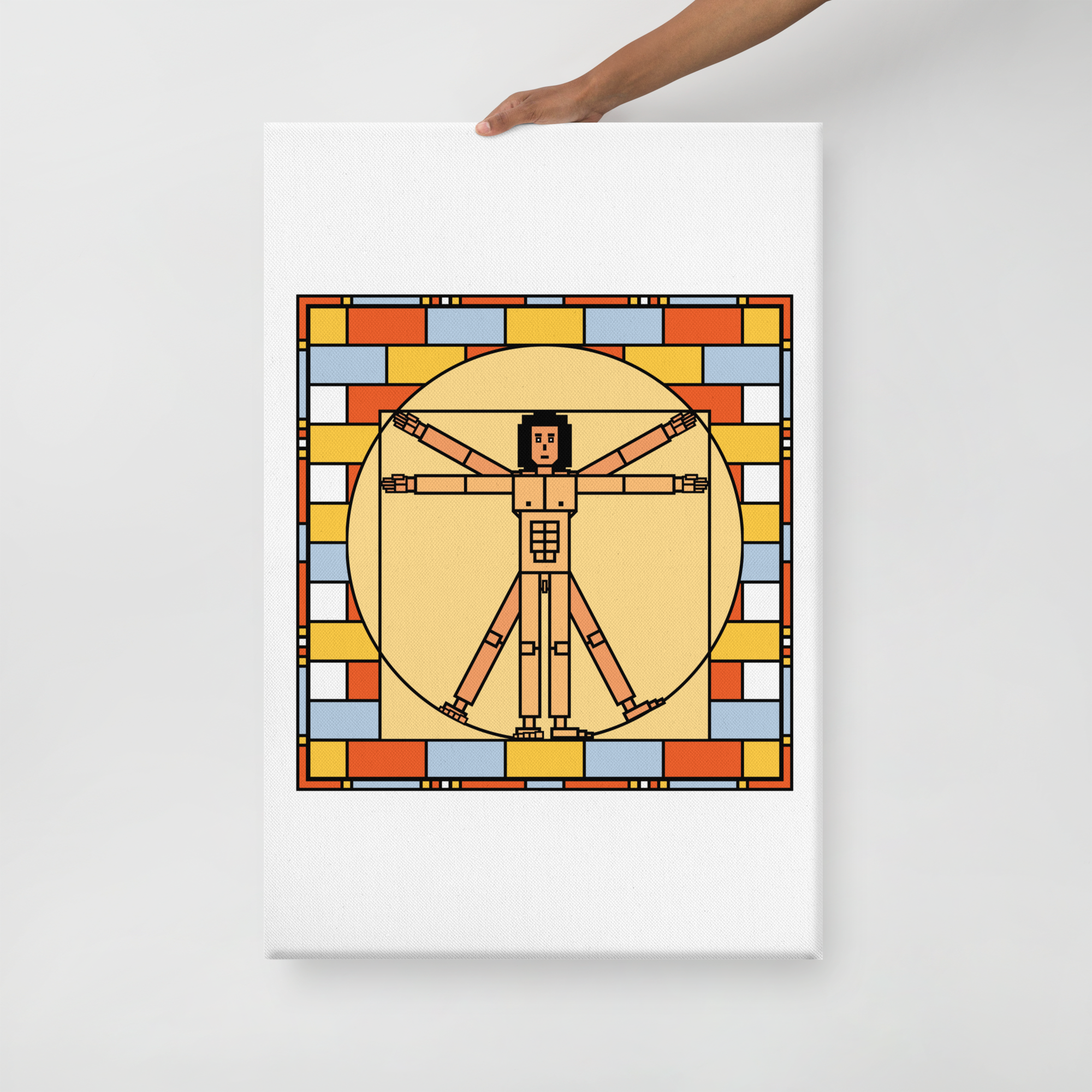 The Mondrian Effect 06 Vitruvian Man