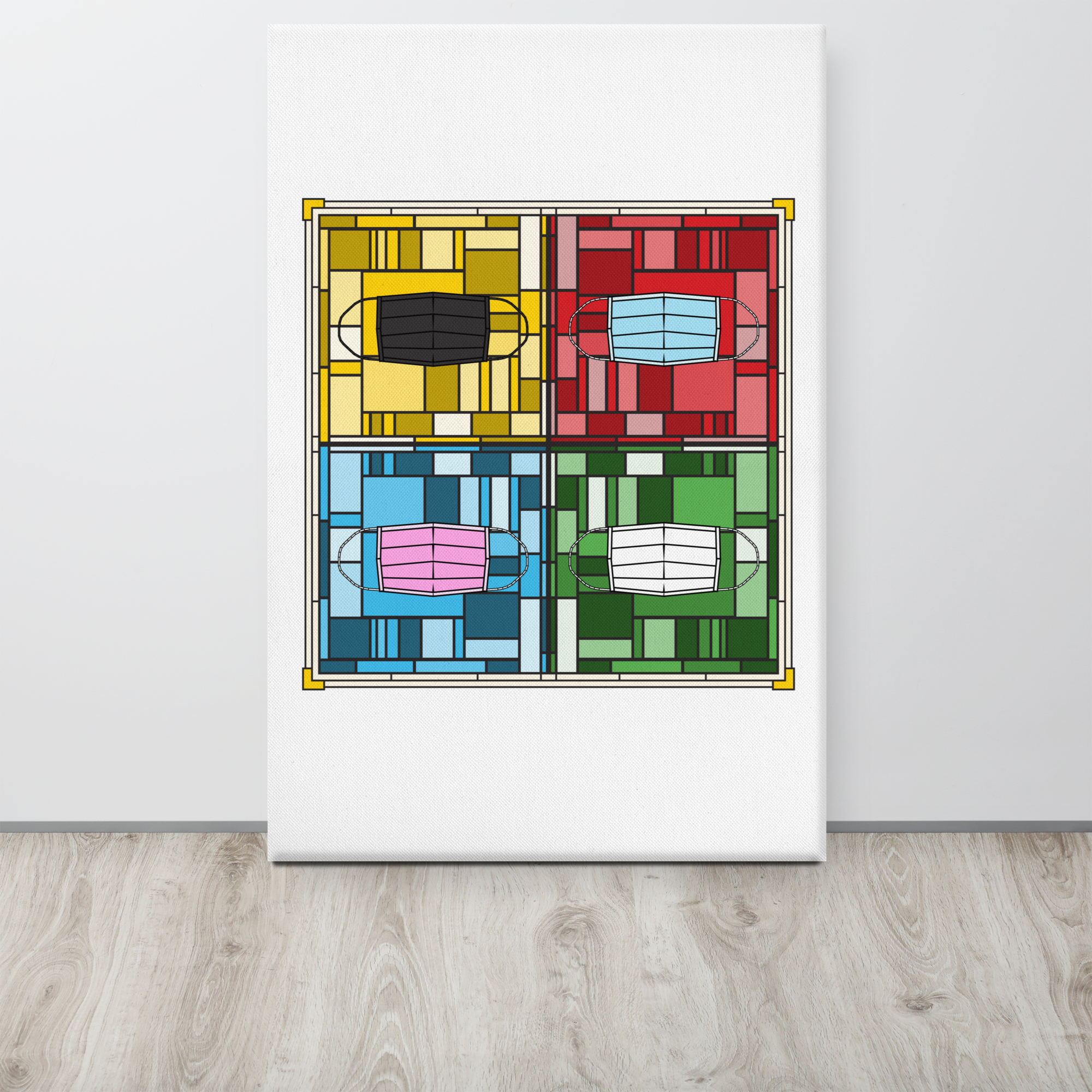 The Mondrian Effect 08 Mask Up