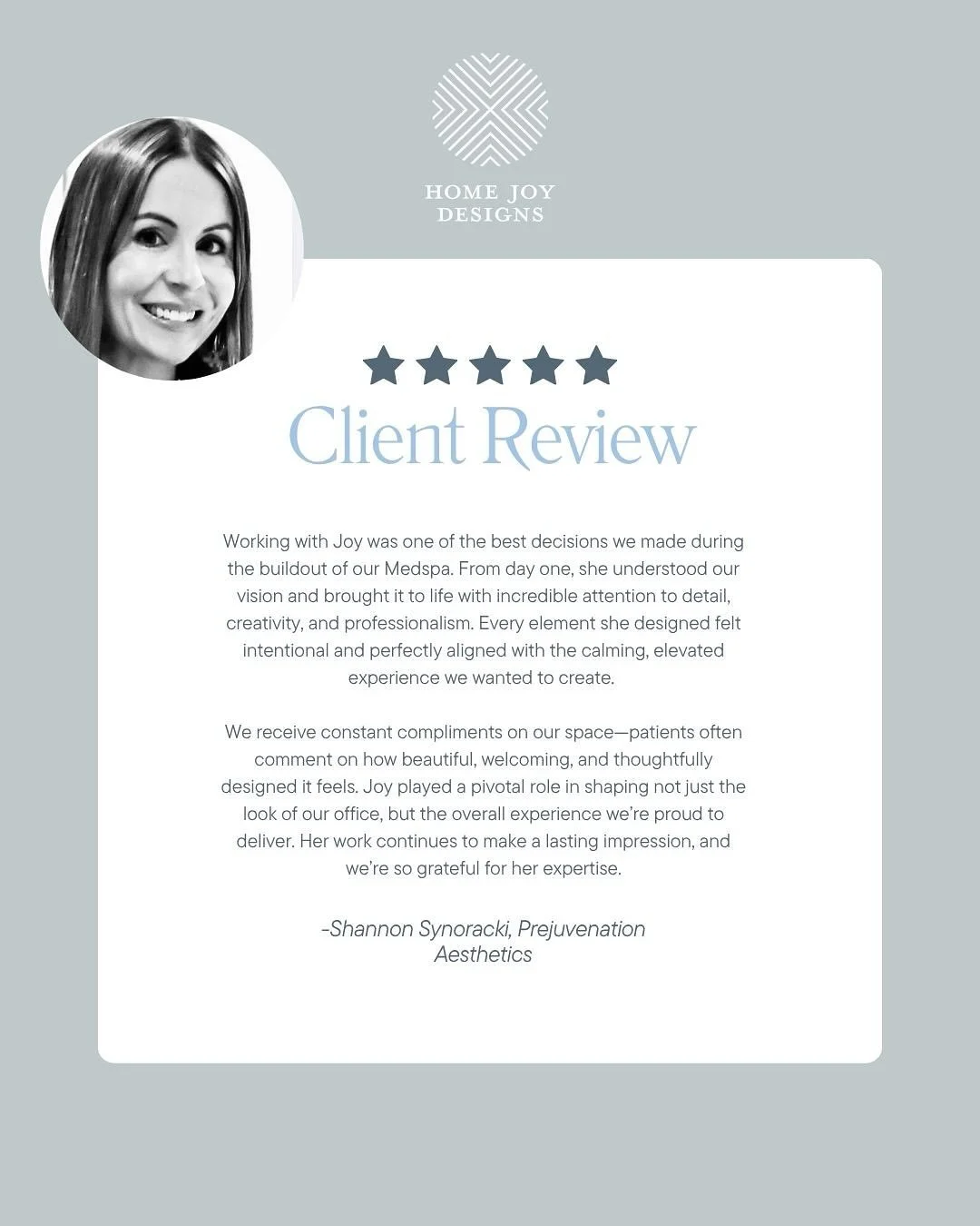 I approach a commercial interior design project from both a branding and aesthetics perspective, using the design elements to shape my client&rsquo;s customers experience the from the moment they walk through the doors. 

I highly recommend the @prej