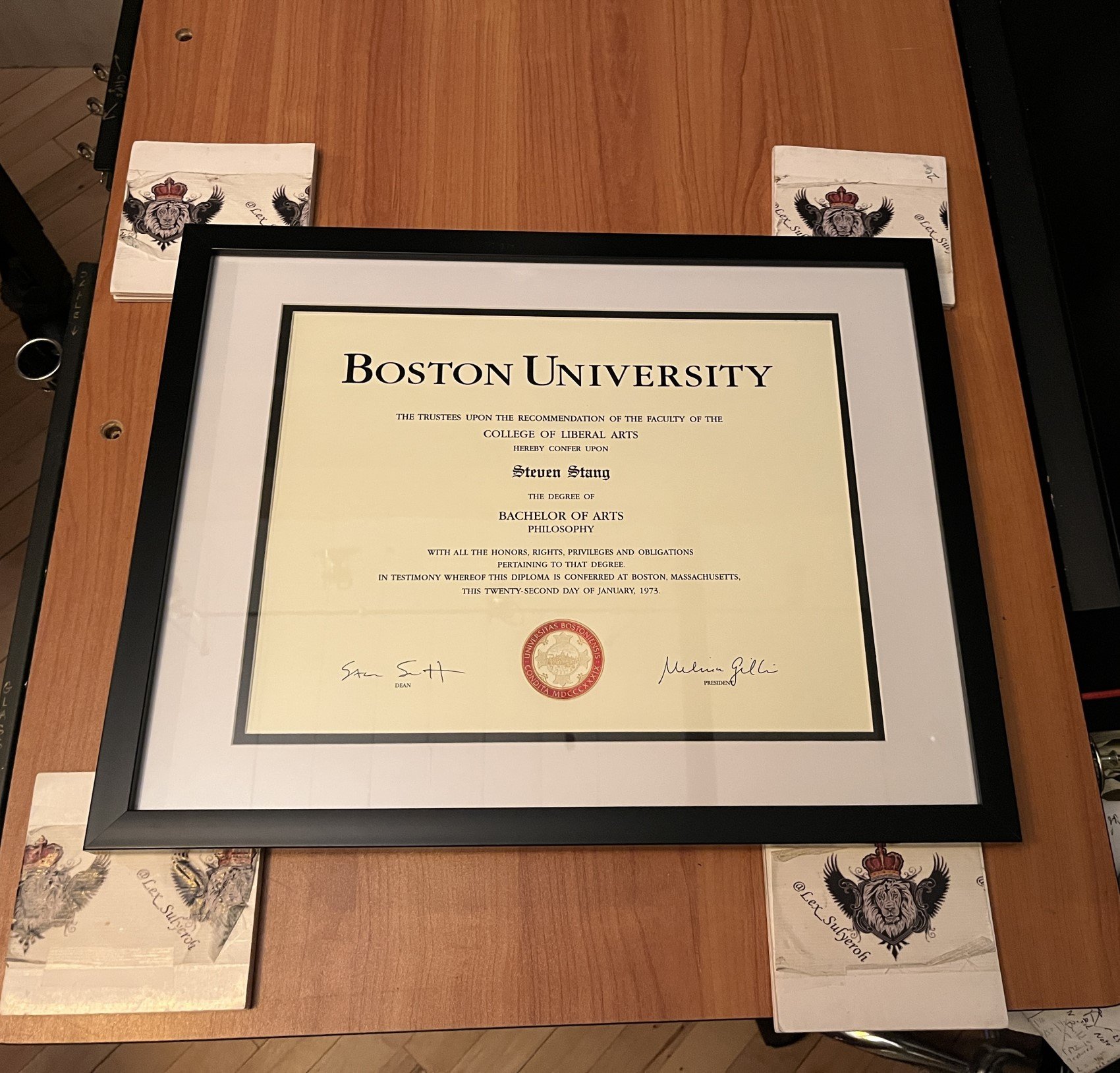 Diploma Framing Service