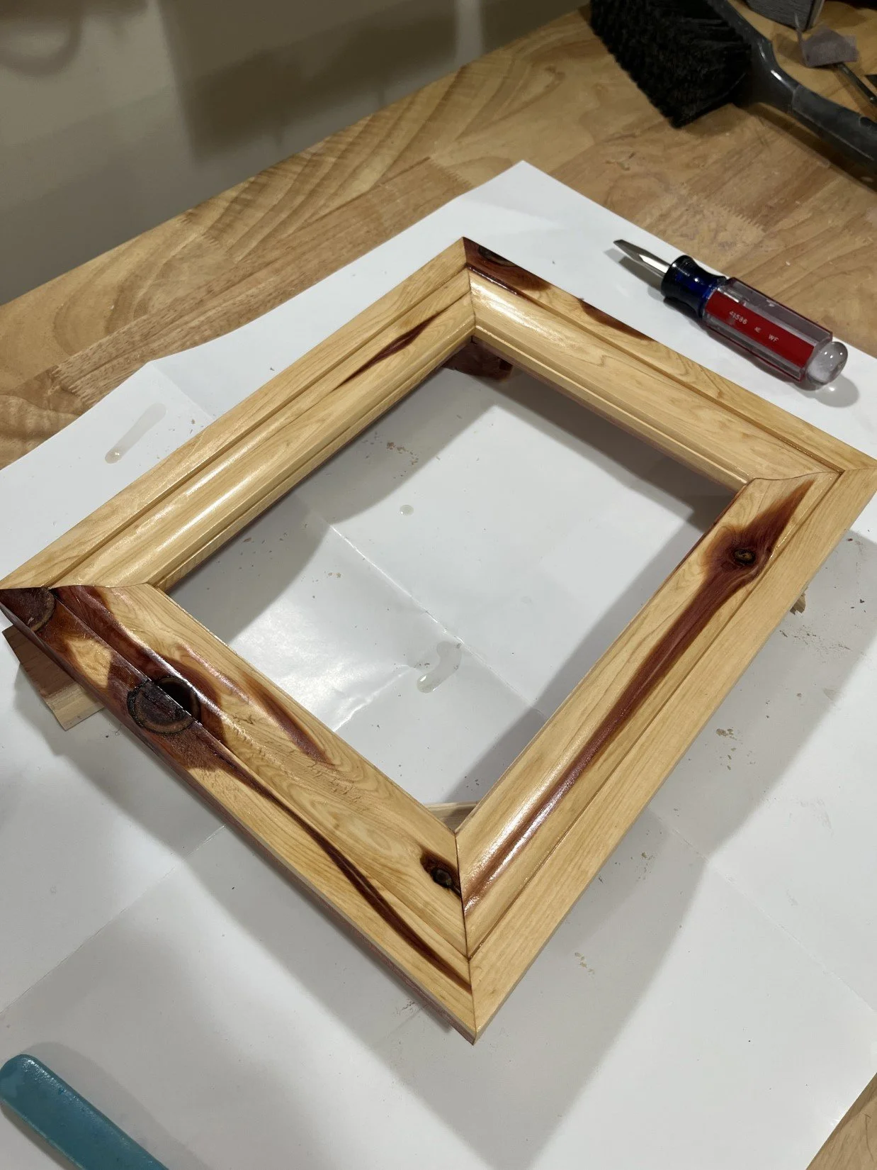 Red Cedar with Clearcoat