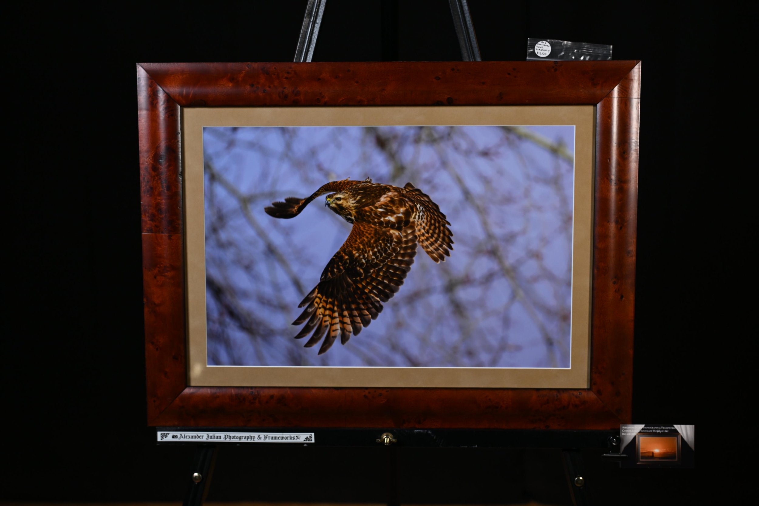 Custom-cut mat & frame 24x20