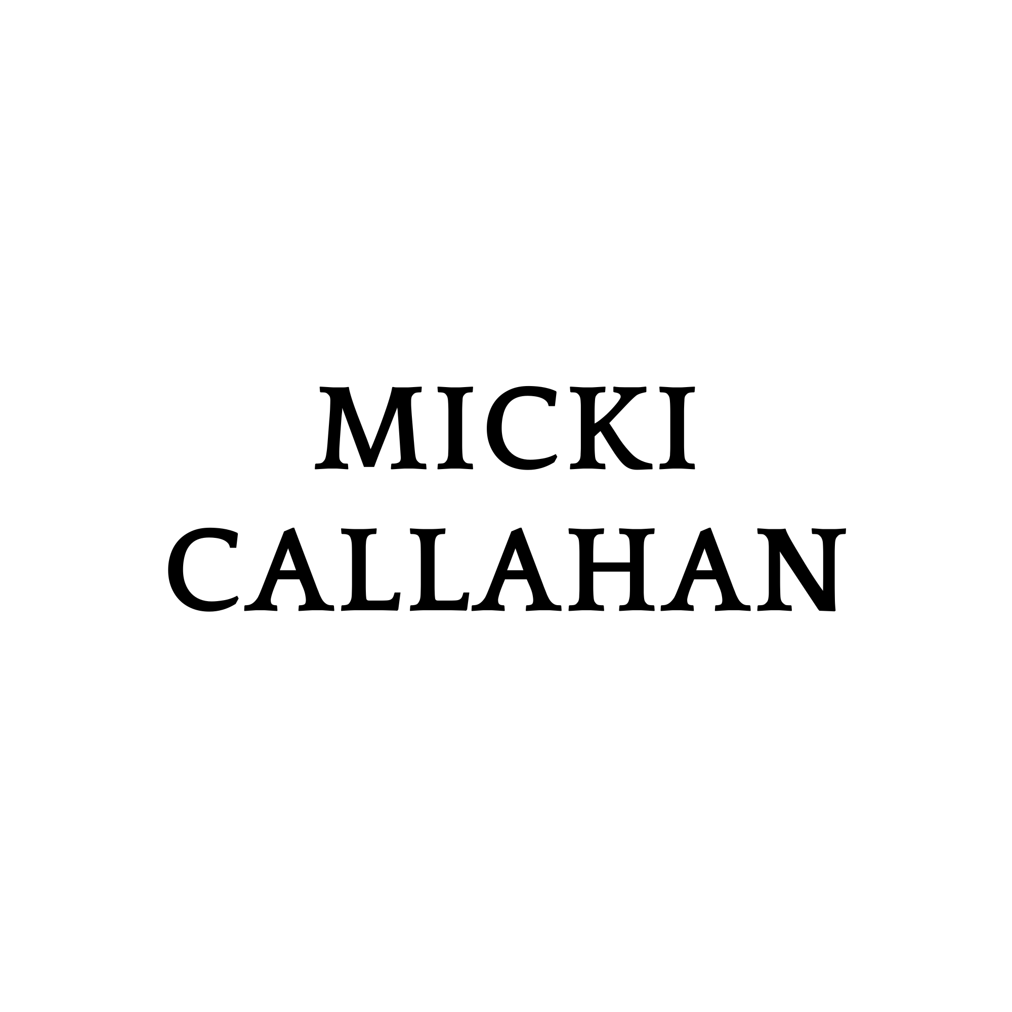 Logo: Micki Callahan