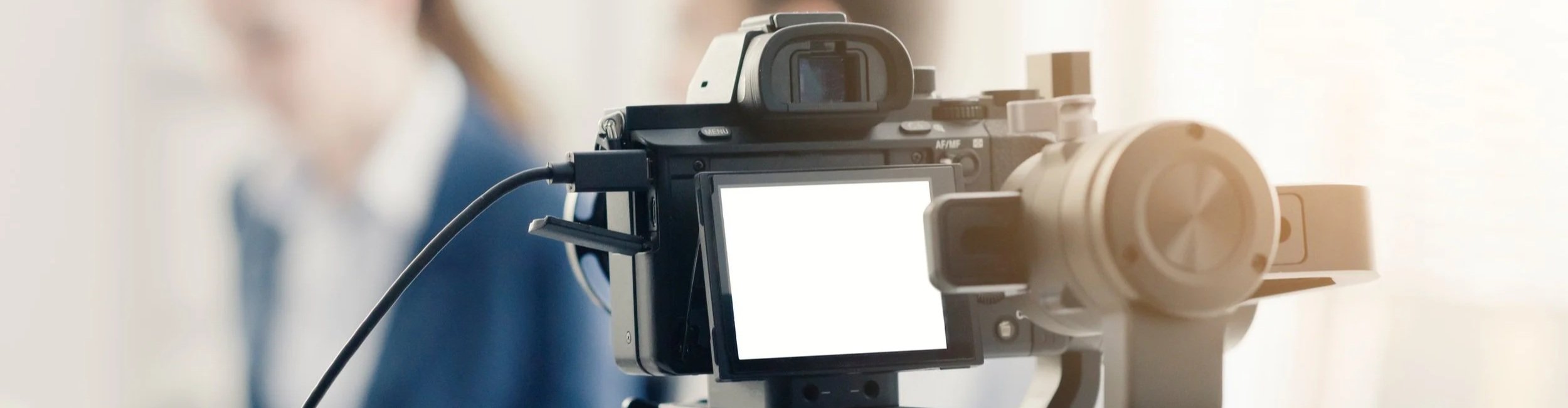 camera on gimbal