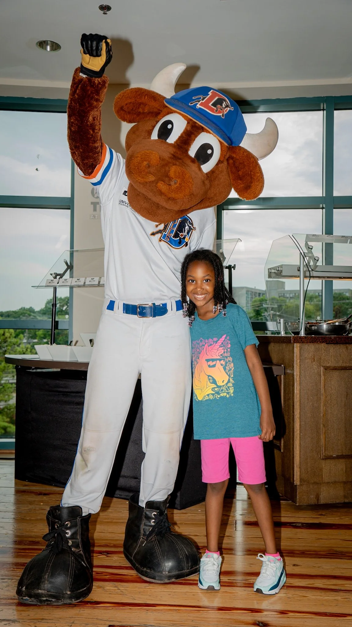 durham bulls baseball mascot