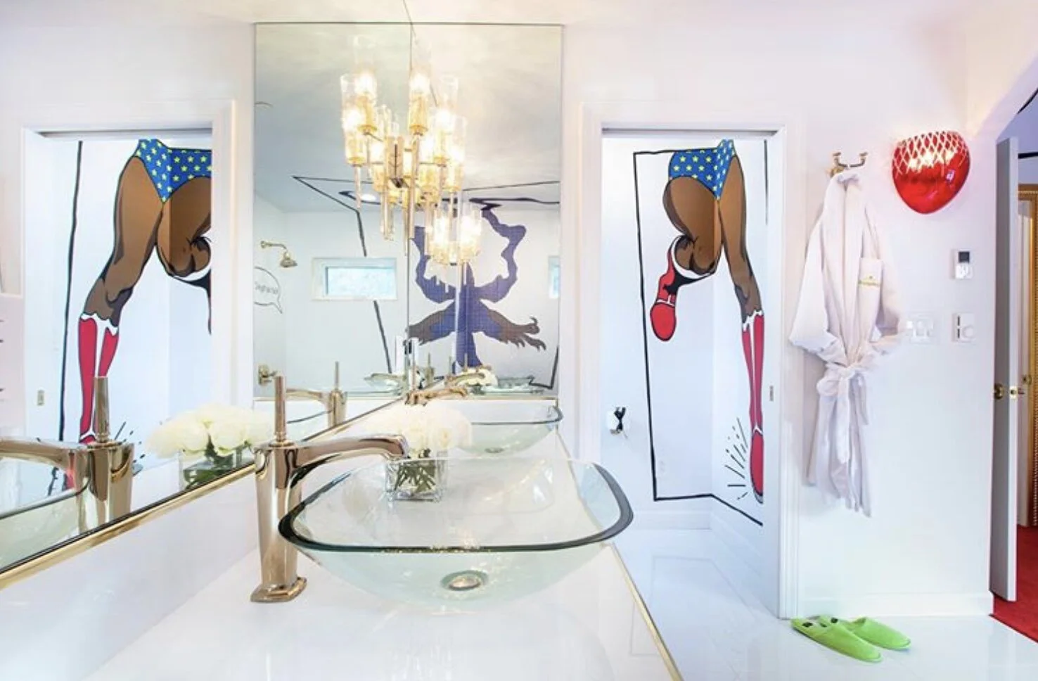 wall graphic for The Roxbury Hotel - Catskills, NY