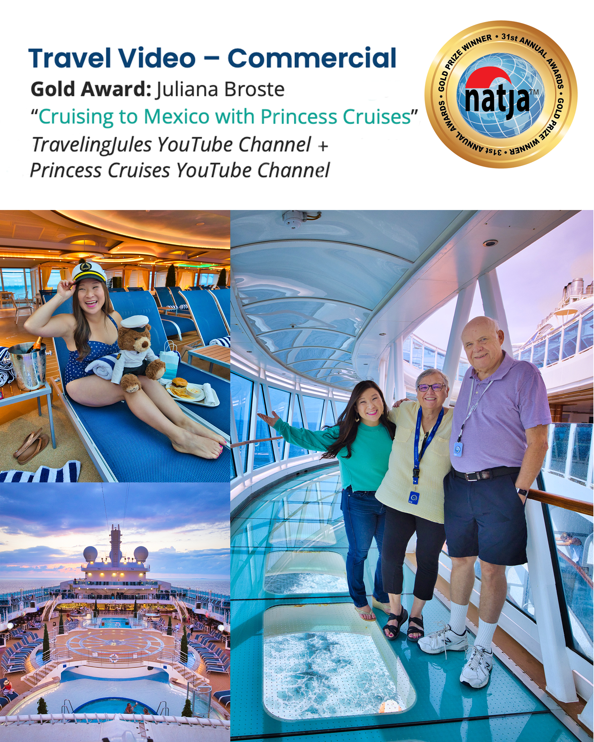 TravelingJules_Juliana Broste_NATJA Gold Travel Video - Commercial Awaard_2023.png