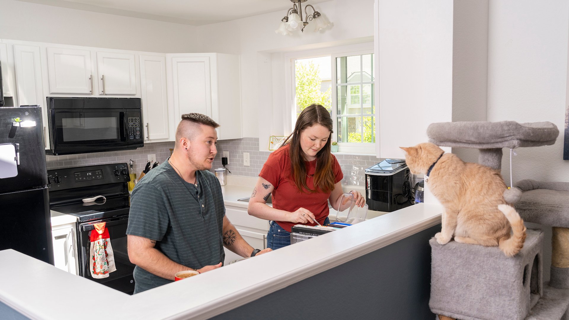 CHFA homeowners, Kaitlyn and Benton from Aurora