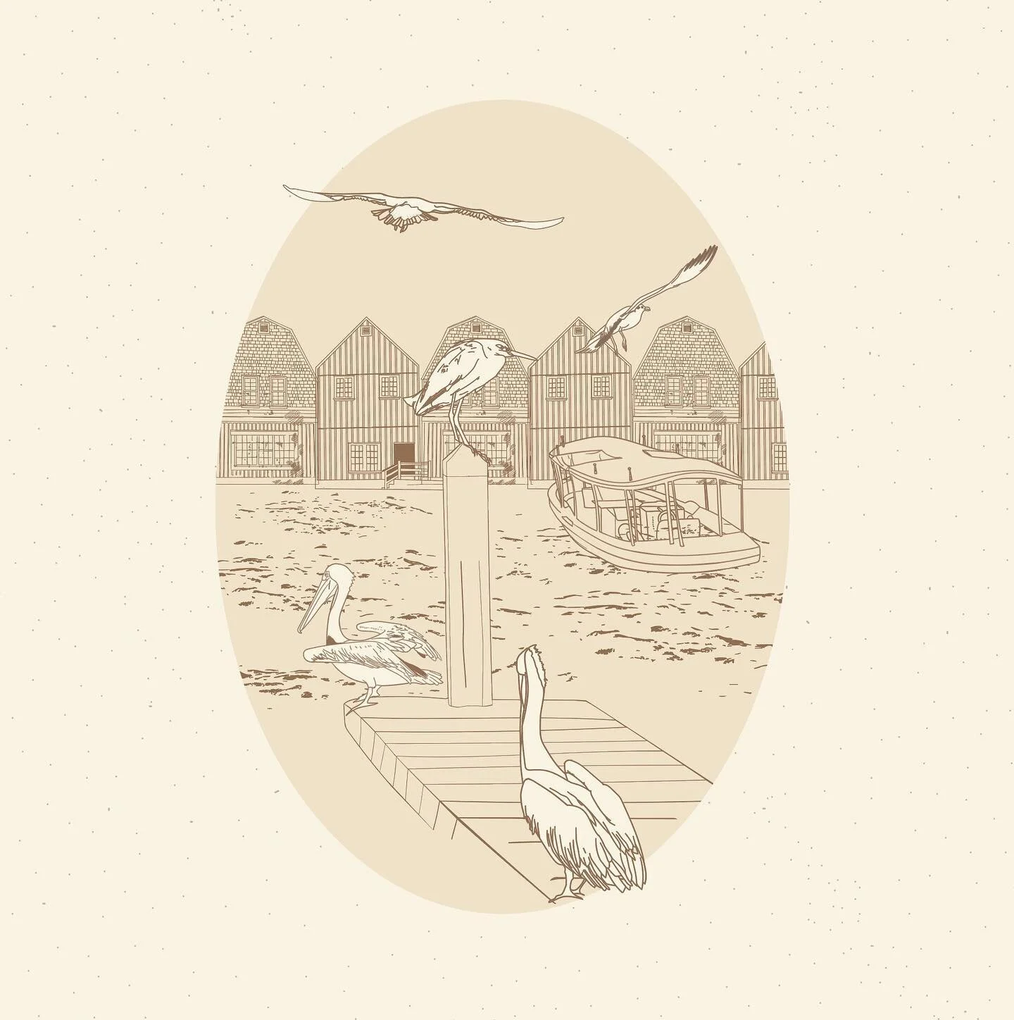 This illustration is inspired by one of the first places we brought Lola  when she was still a tiny little baby, strolling around the marina surrounded by the Sea Lions and Pelicans is still one of our favorite activities ⛵️

#marinadelrey #faunaillu