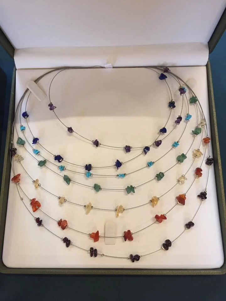7 Strand Chakra Necklace