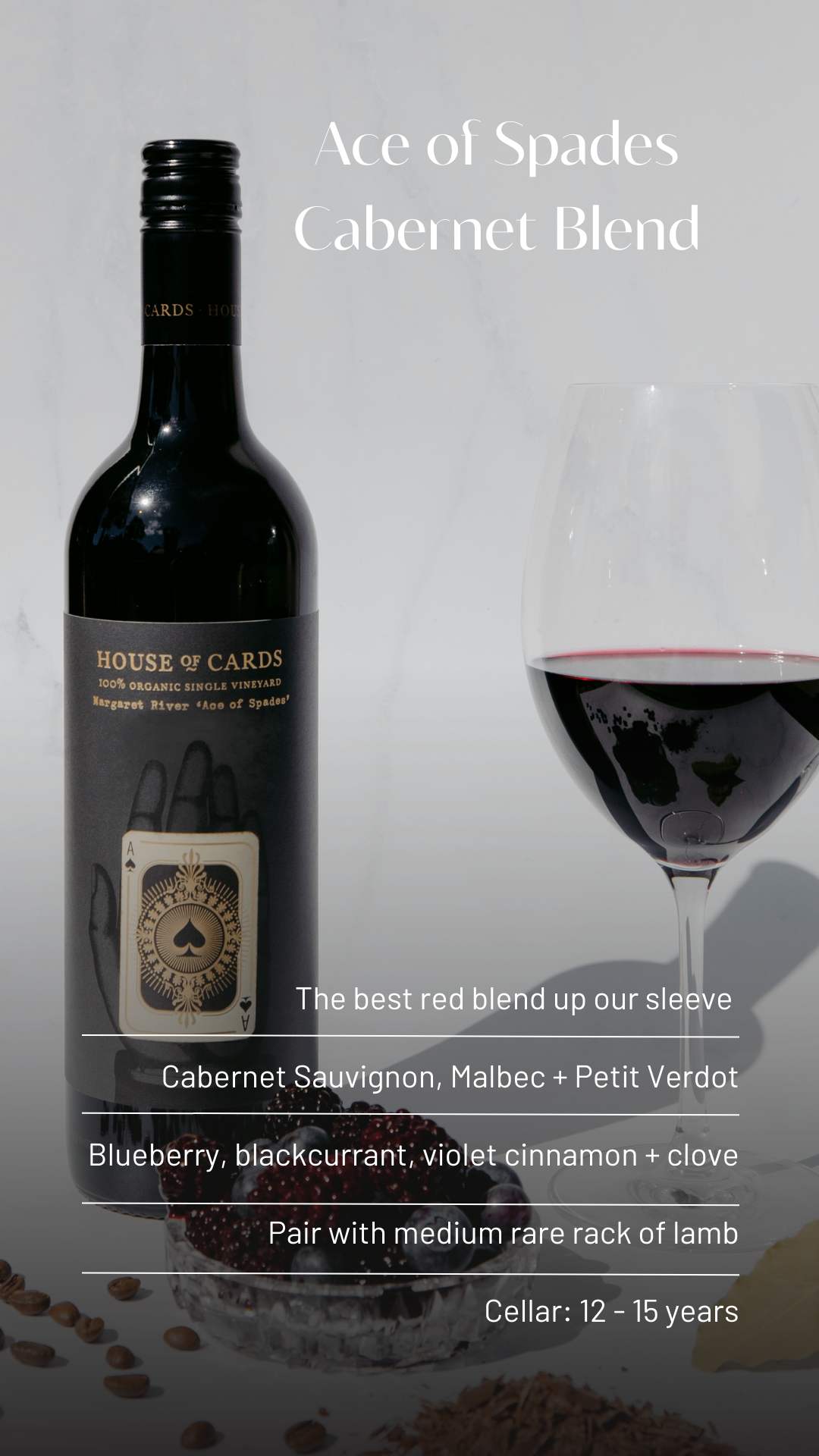 A quick look into our wines style, characteristics, food pairings and