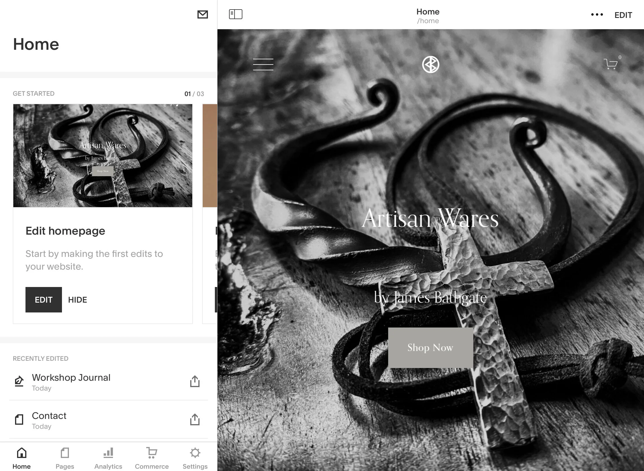 Hard at work on the web!