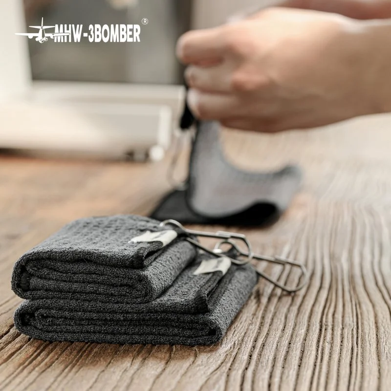 Hanging Ring Towel - Black - 3.jpg