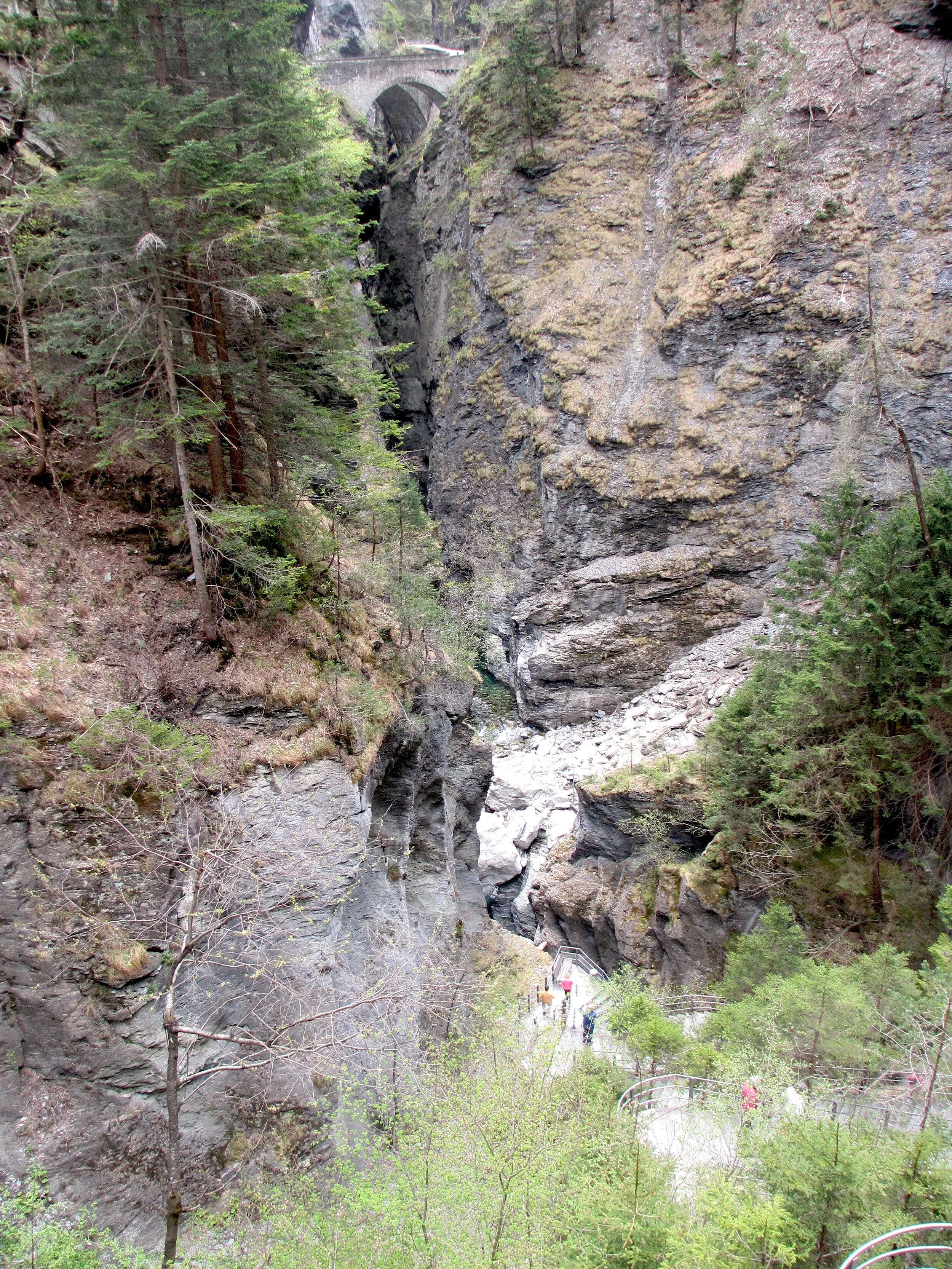 Den djupa dalgången Via Mala