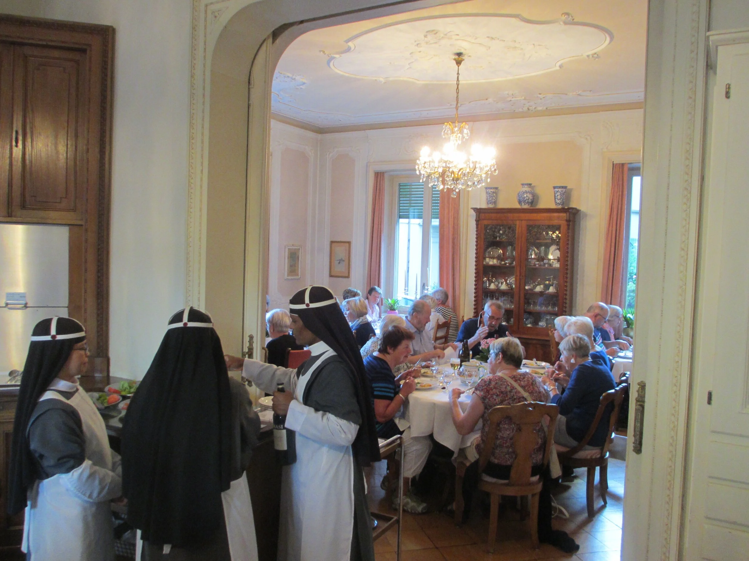 Middagen är serverad