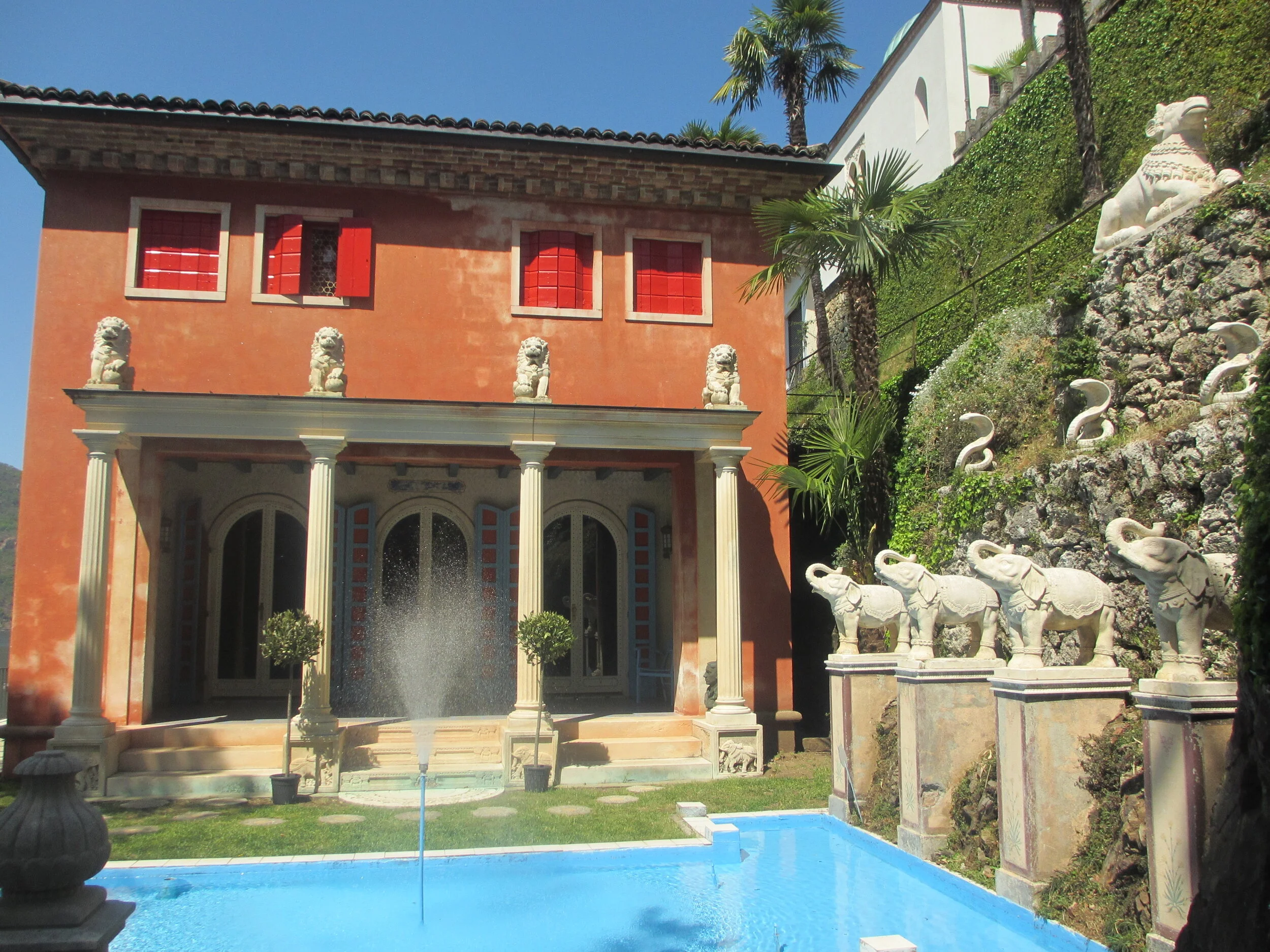 Tyghandlaren Scherrers bostad i Morcote