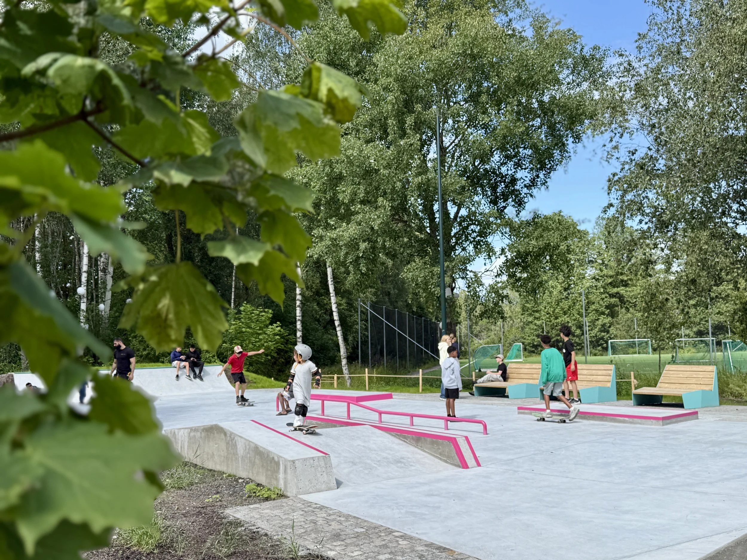 Sørsiden skatepark — bar bakke landskapsarkitekter