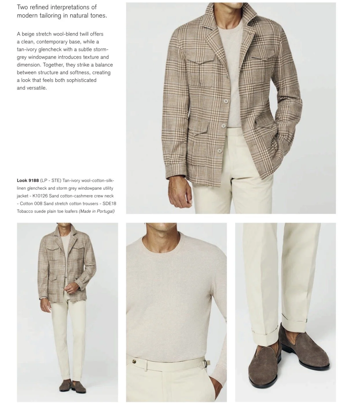 Elegant Casual Nehru Check Ensemble