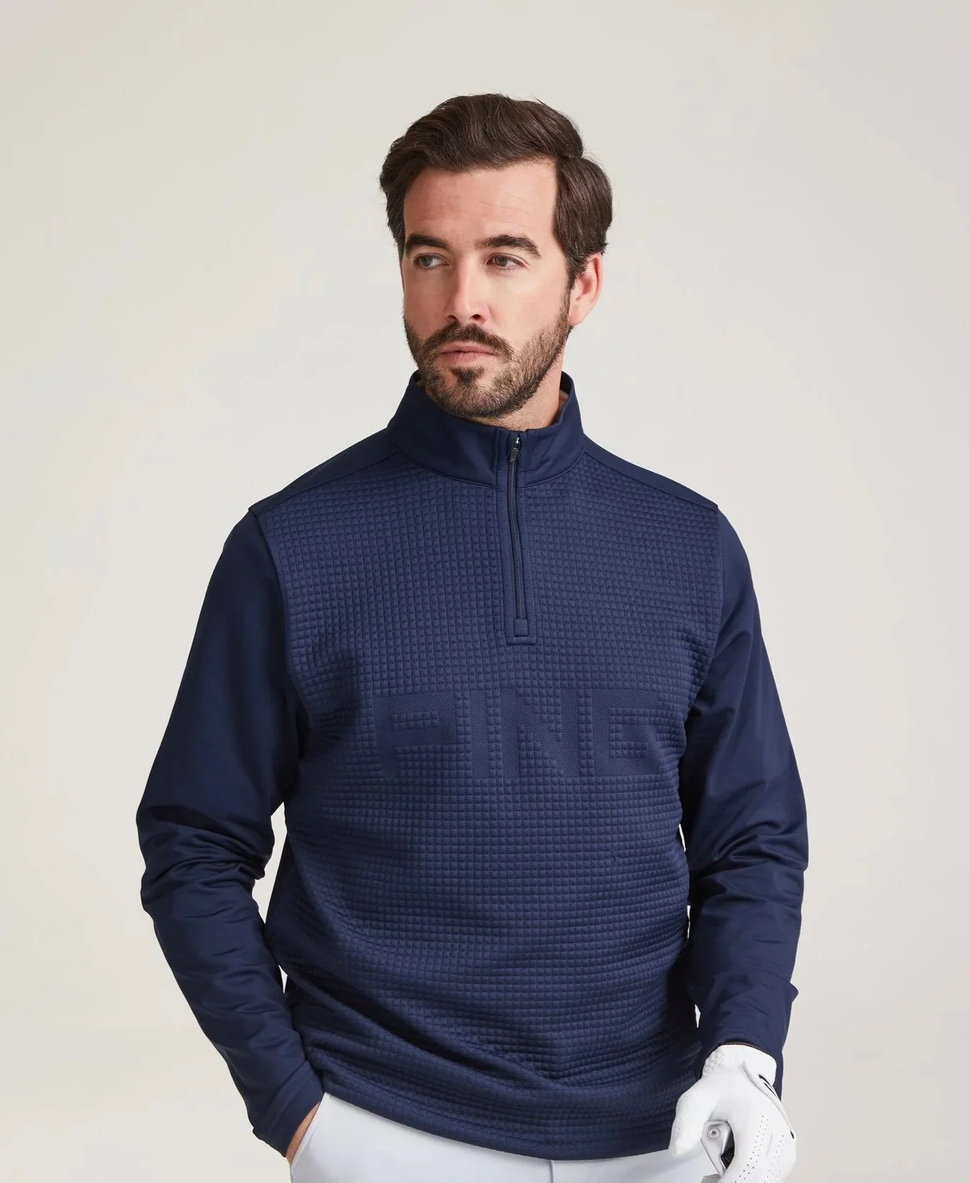 FARON PING JACQUARD MIDLAYER Top