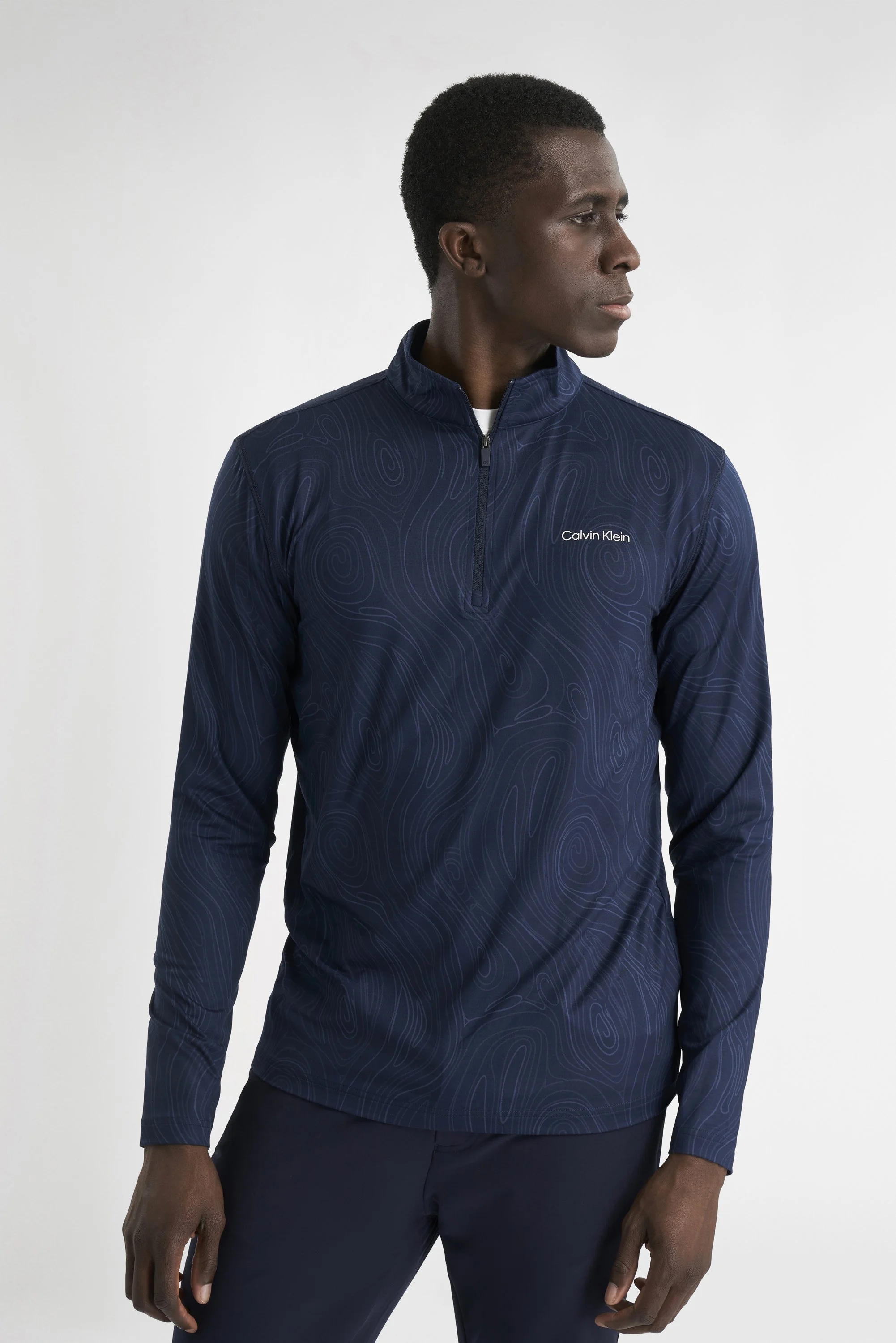PRINTED NEWPORT 1/2 ZIP Top