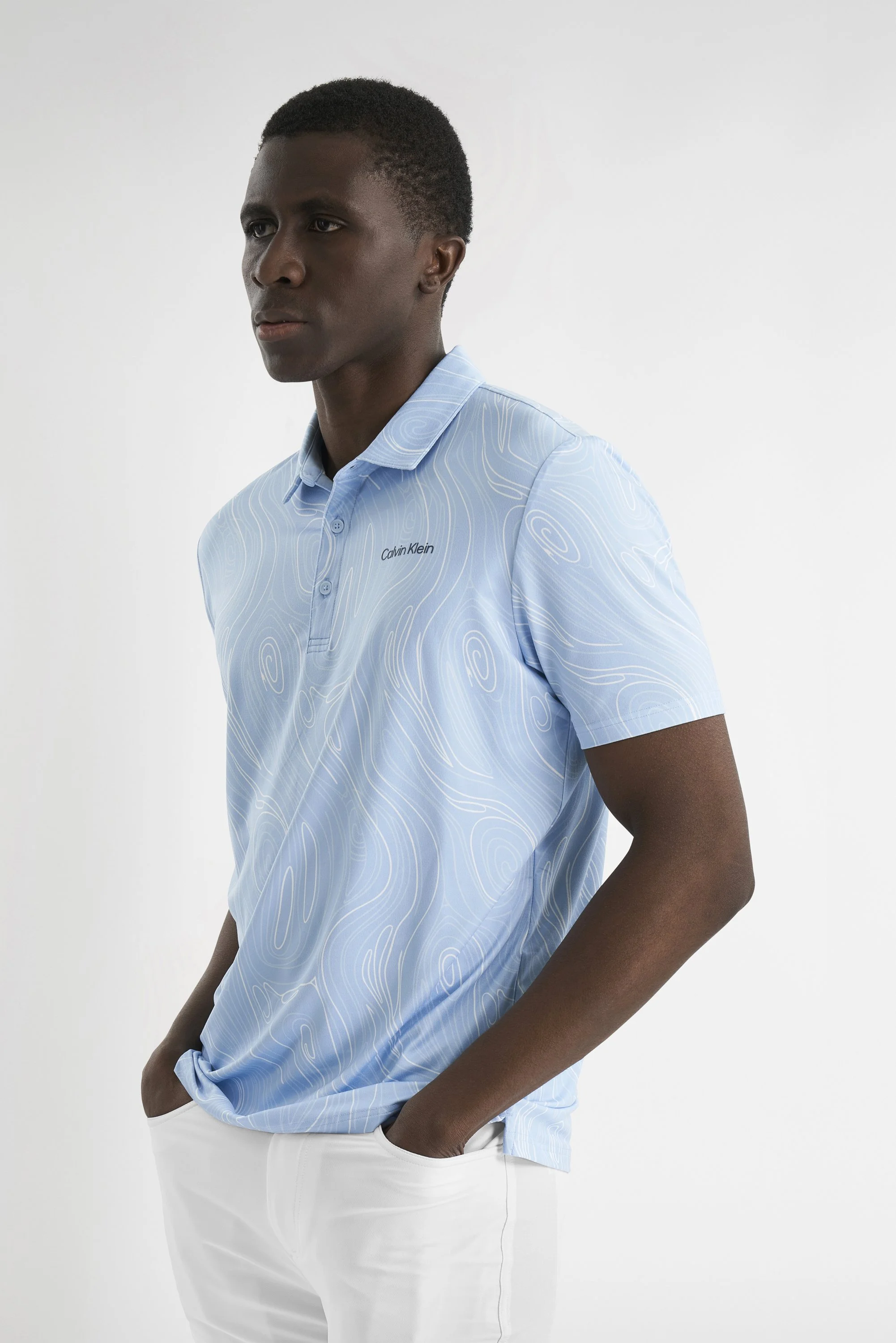 MARBLE PRINT Polo